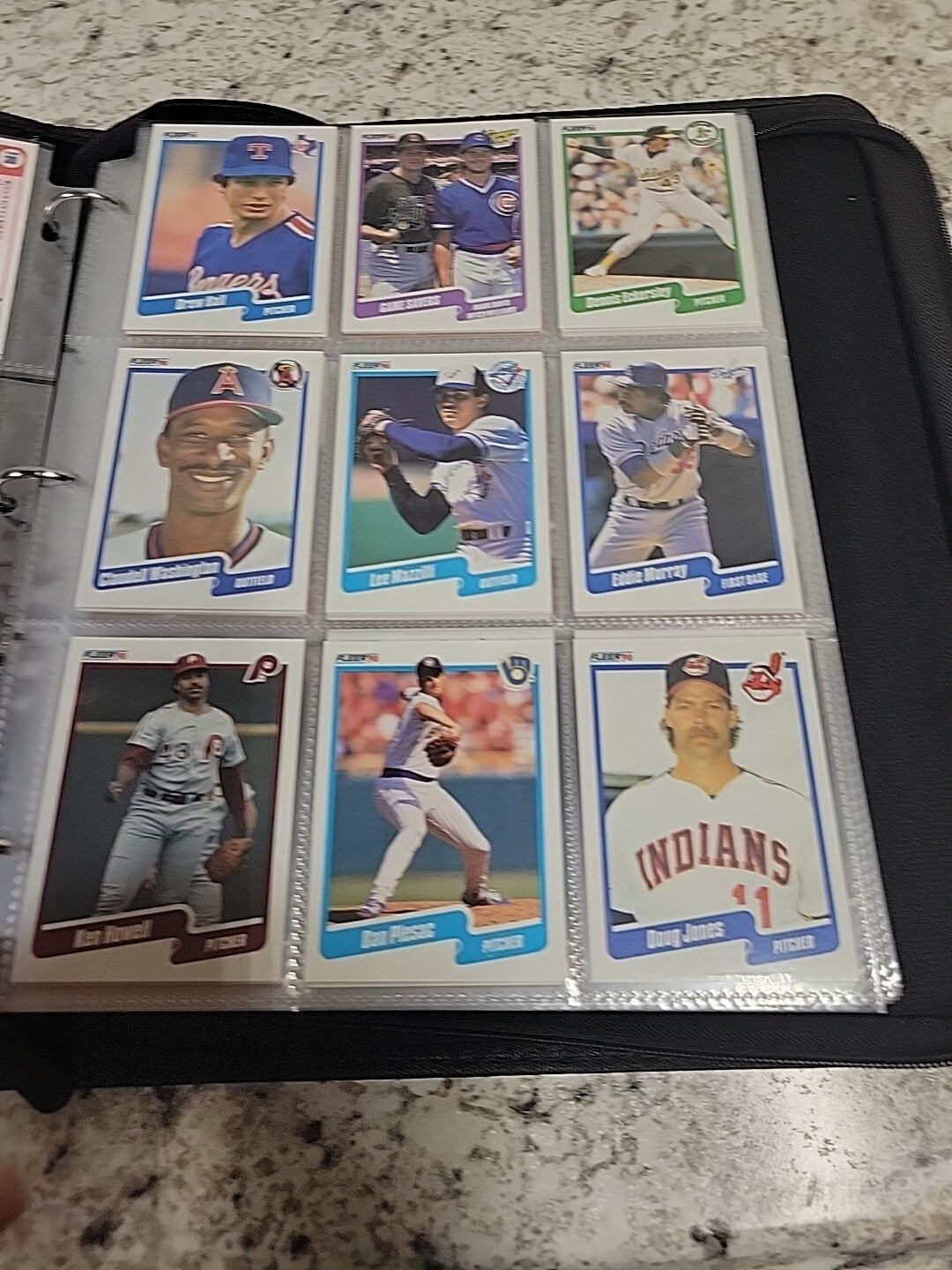 baseball card binder album Half Full Of Baseball Cards, Baseball Cards Lot