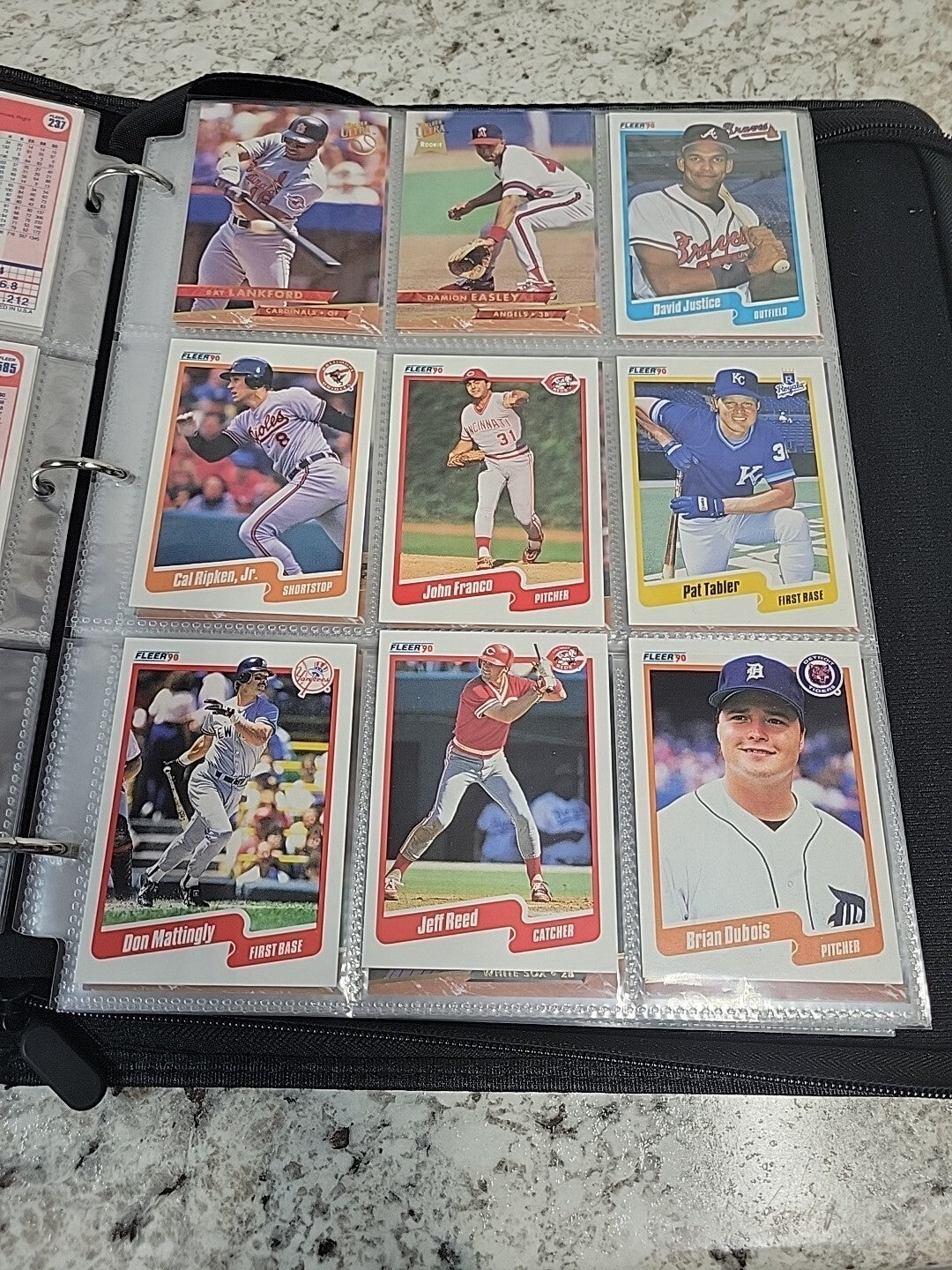 baseball card binder album Half Full Of Baseball Cards, Baseball Cards Lot