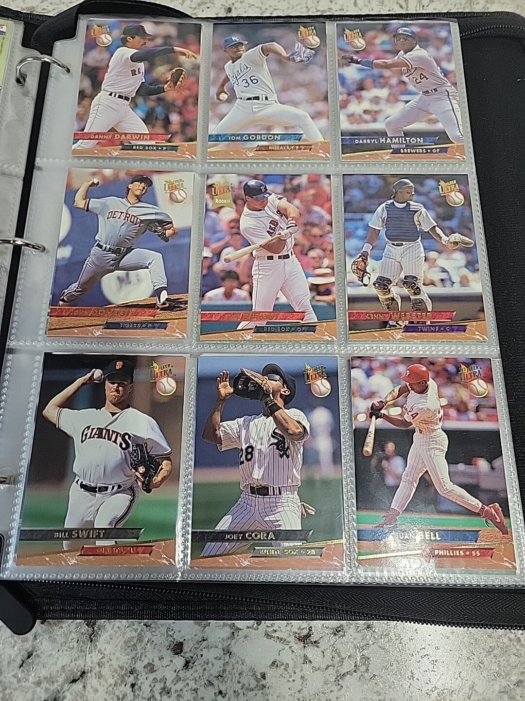 baseball card binder album Half Full Of Baseball Cards, Baseball Cards Lot
