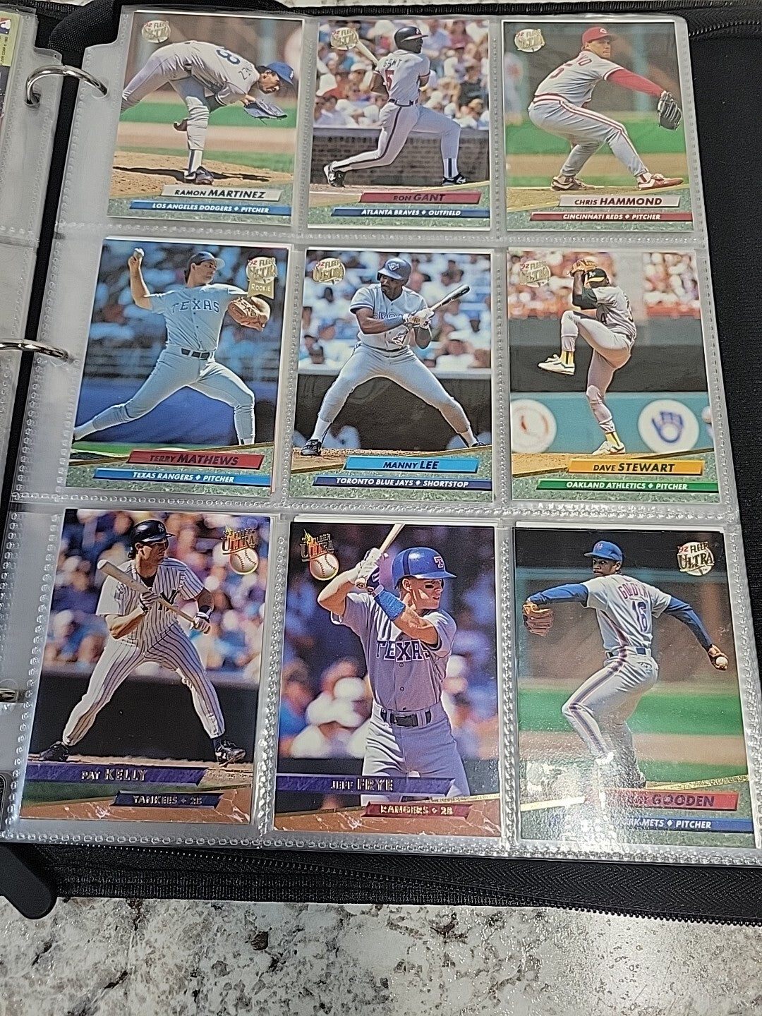 baseball card binder album Half Full Of Baseball Cards, Baseball Cards Lot