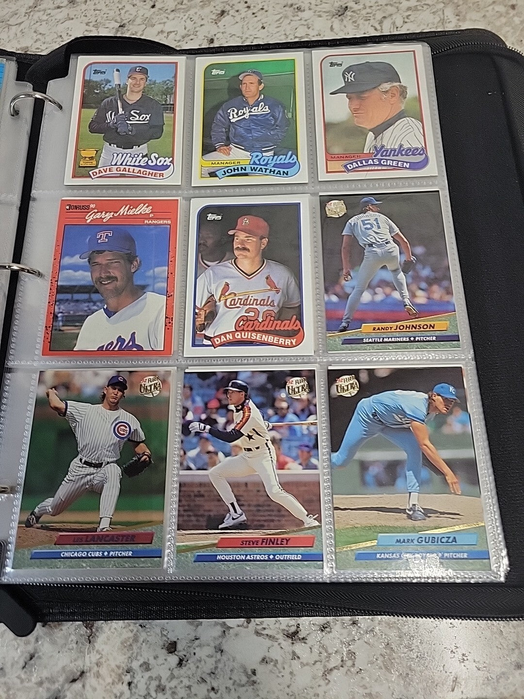 baseball card binder album Half Full Of Baseball Cards, Baseball Cards Lot