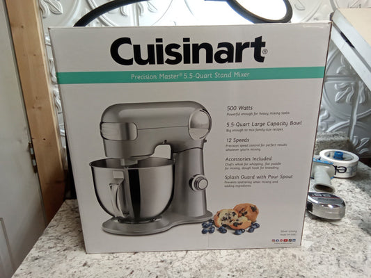 Cuisinart SMD-50 Precision Master 5.5 Quart Digital Stand Mixer - Silver