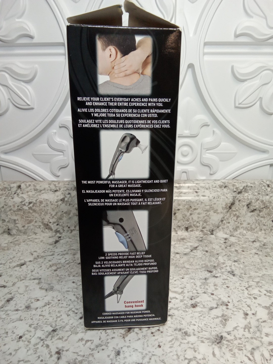 Wahl Professional Pro Massager Quiet Therapeutic Massage, NOB Commercial Use