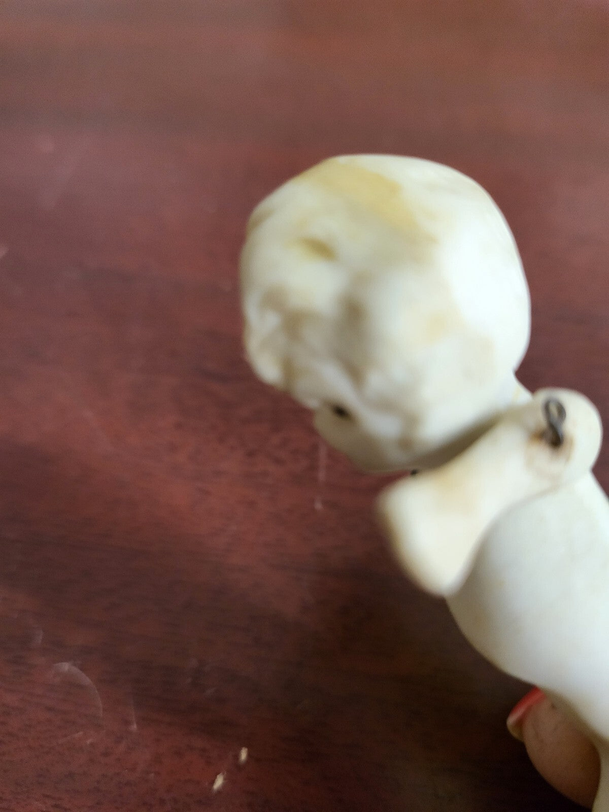 Vintage Bisque Doll Hinged Arms Made In Japan 2.5"H #4208