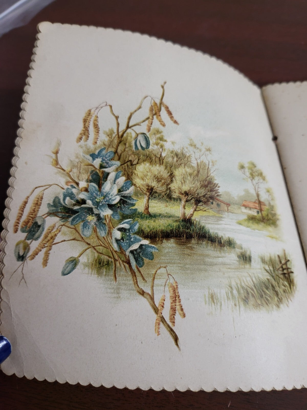 AS SEASONS ROLL  1894 Illustrated Calendar - Art Lithograph Publishing  #2909