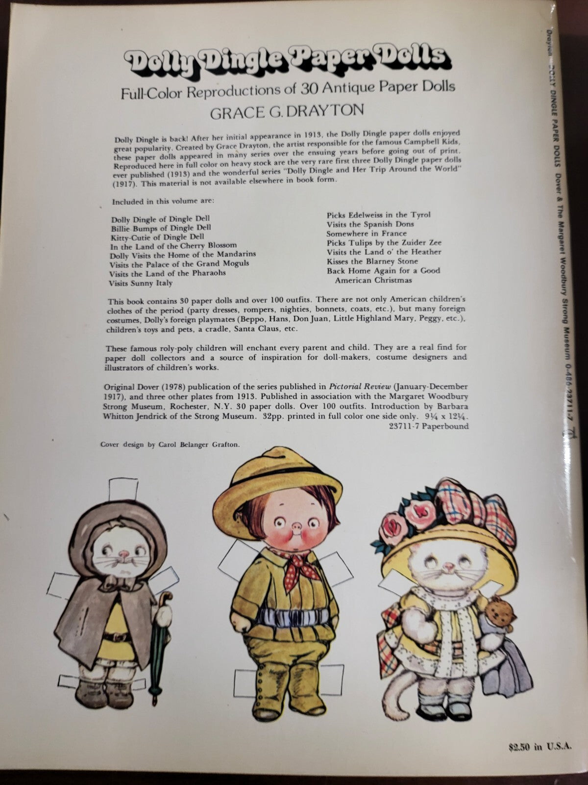 Book - Paper Dolls  ~  Dolly Dingle By Grace G Drayton