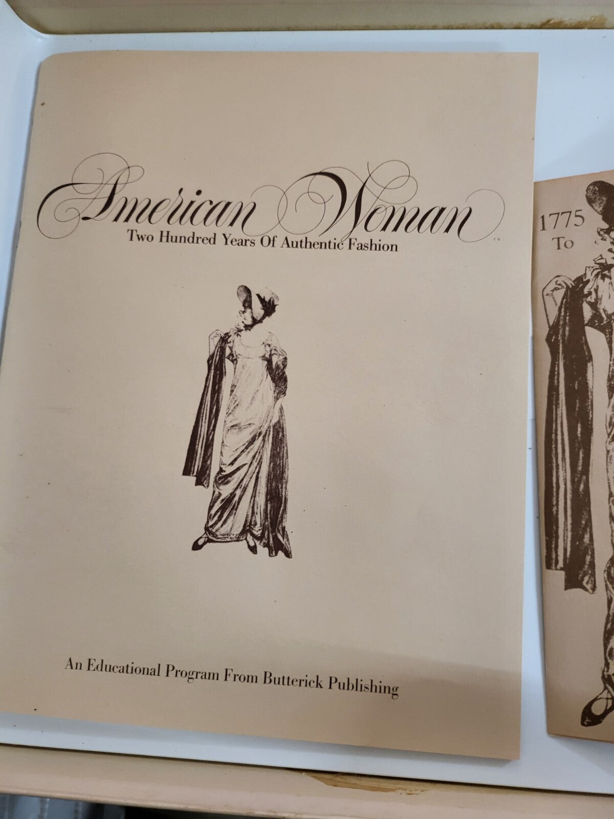 American Woman 200 Years of Authentic Fashion Butterick Educaional Program #4240
