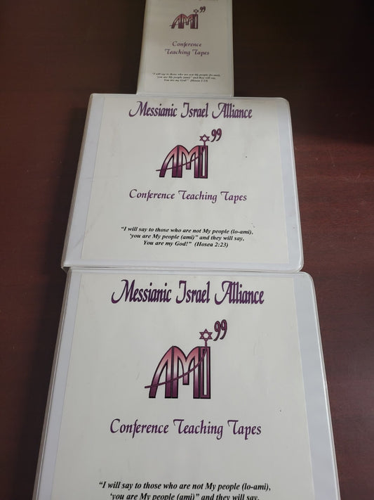 Messianic Israel Alliance 1999 Teaching Tapes  30 Cassette Tapes   #2822