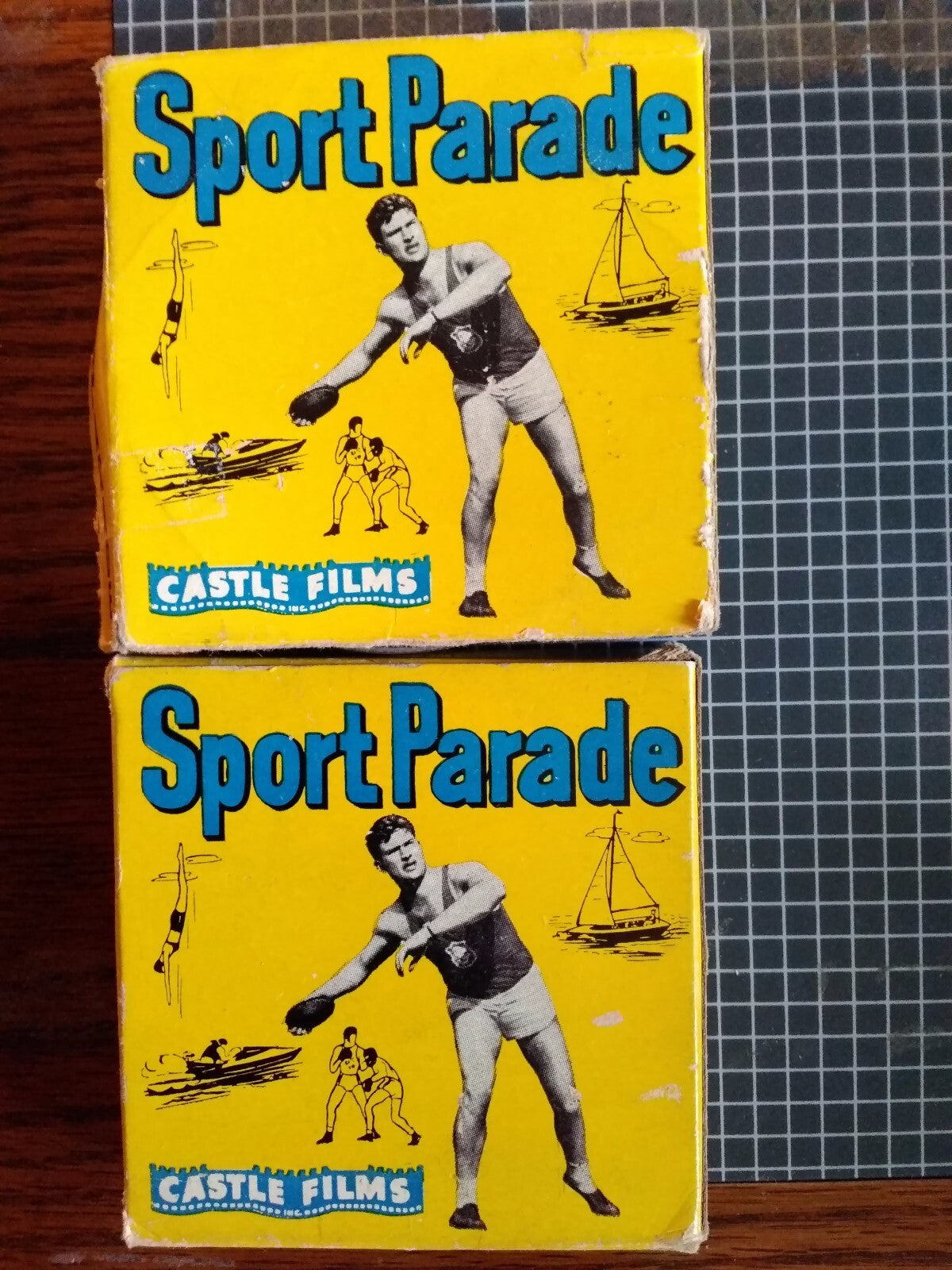 Sport Parade 16mm Film Lot of 2 Sport Thrills   Winter Olympics     Castle Films