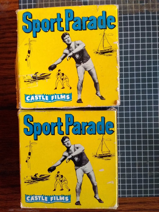Sport Parade 16mm Film Lot of 2 Sport Thrills   Winter Olympics     Castle Films