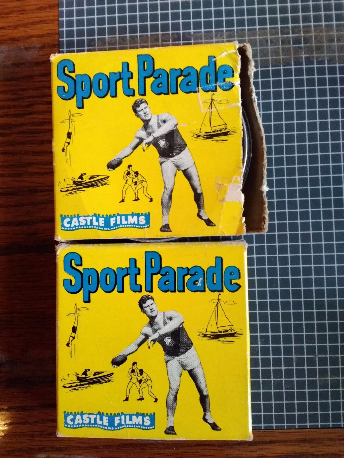 Sport Parade 16mm Film Lot of 2 Sport Thrills   Winter Olympics     Castle Films