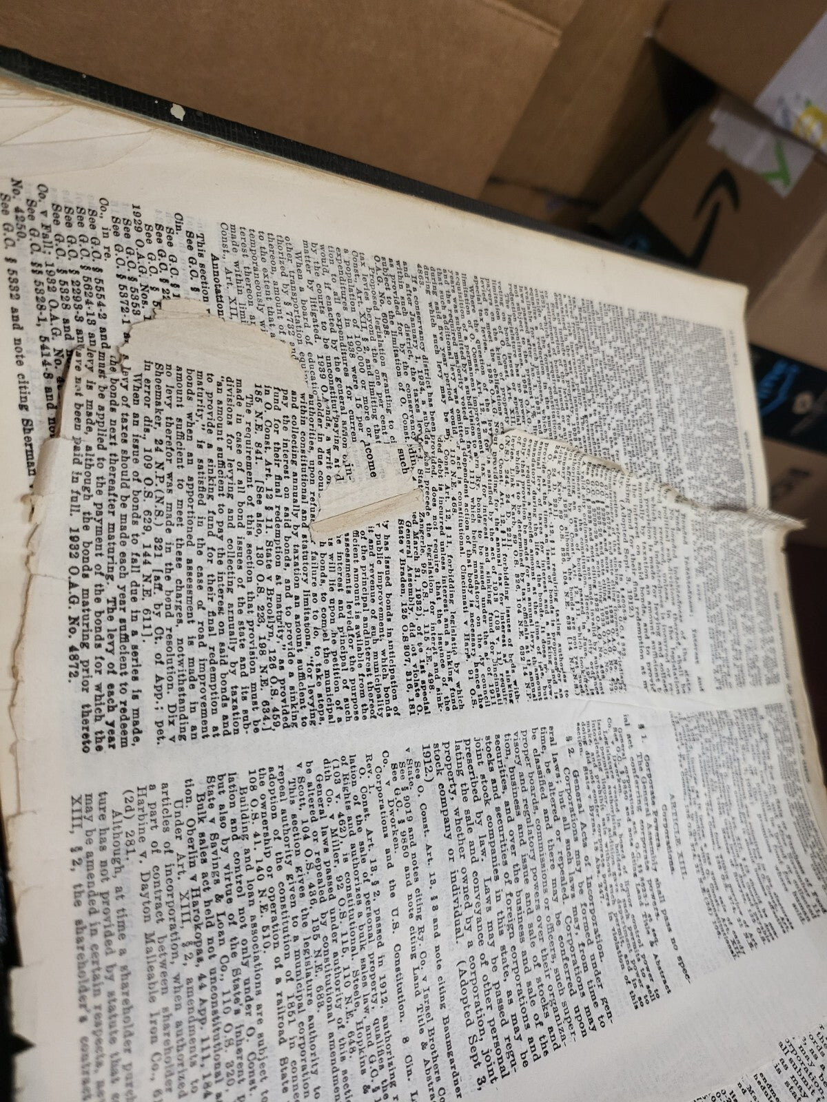 Throckmorton's 1940  Ohio Code Annotated Keyed Blue Book #2867