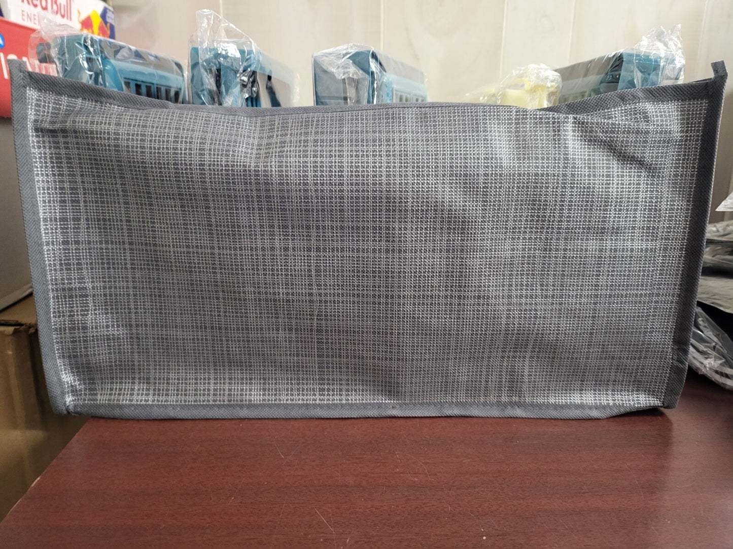 Drawer Organizer Clothing Storage Box 9 Slots Basket  GRAY 17.3 x 9.8 x 7.8"