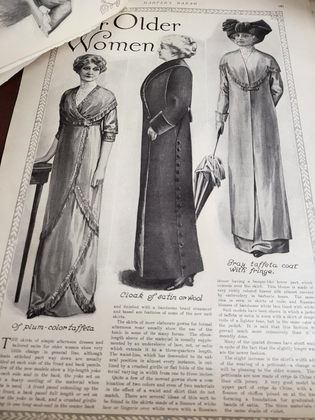 Vintage Book - 38 Pictorial Review Magazine Cutouts Pages 1912-1927    #2707