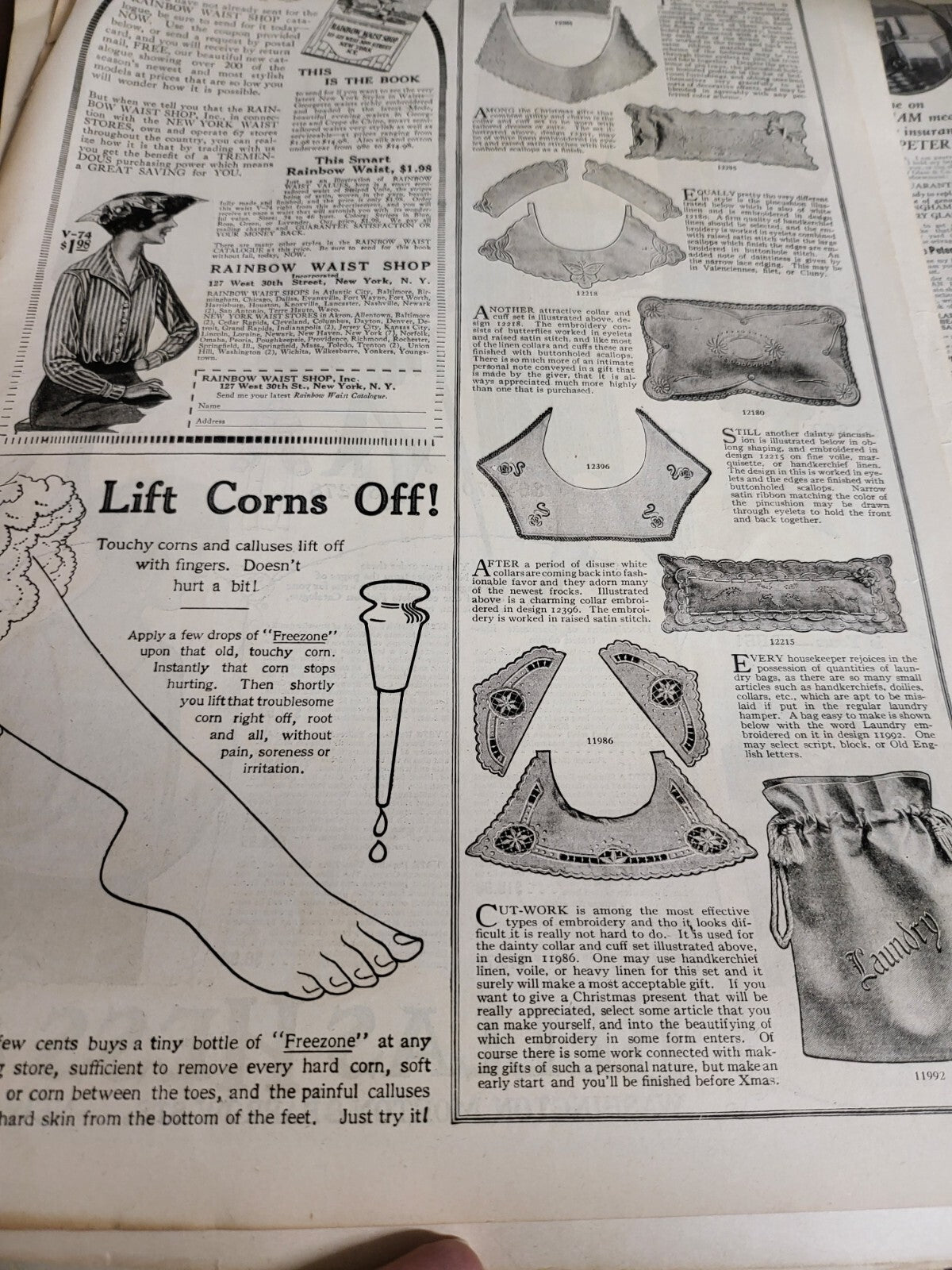 Vintage Book - 38 Pictorial Review Magazine Cutouts Pages 1912-1927    #2707