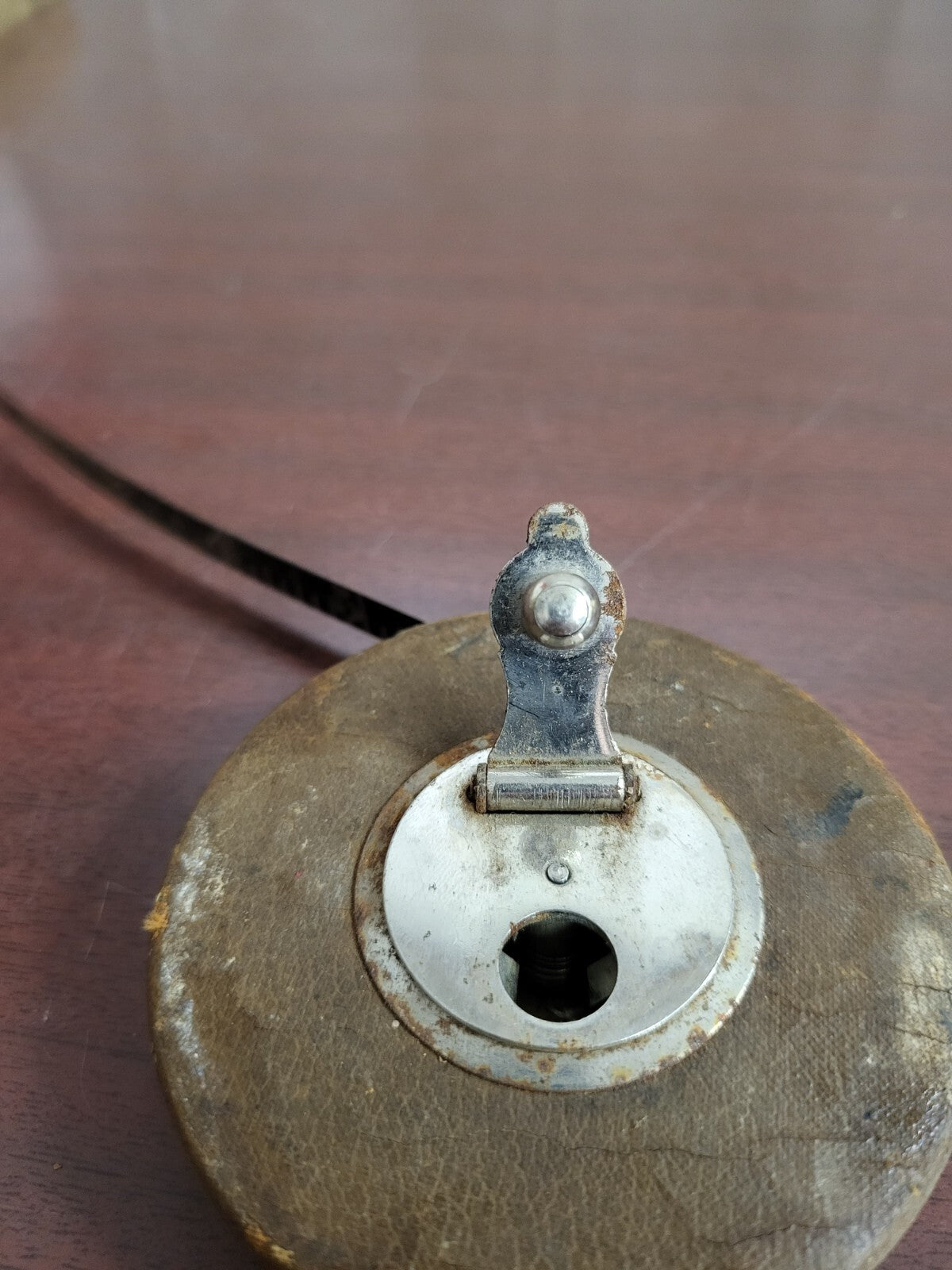 Vintage LUFKIN 50 ft  Tape Measure #543  Black with Silver Tape