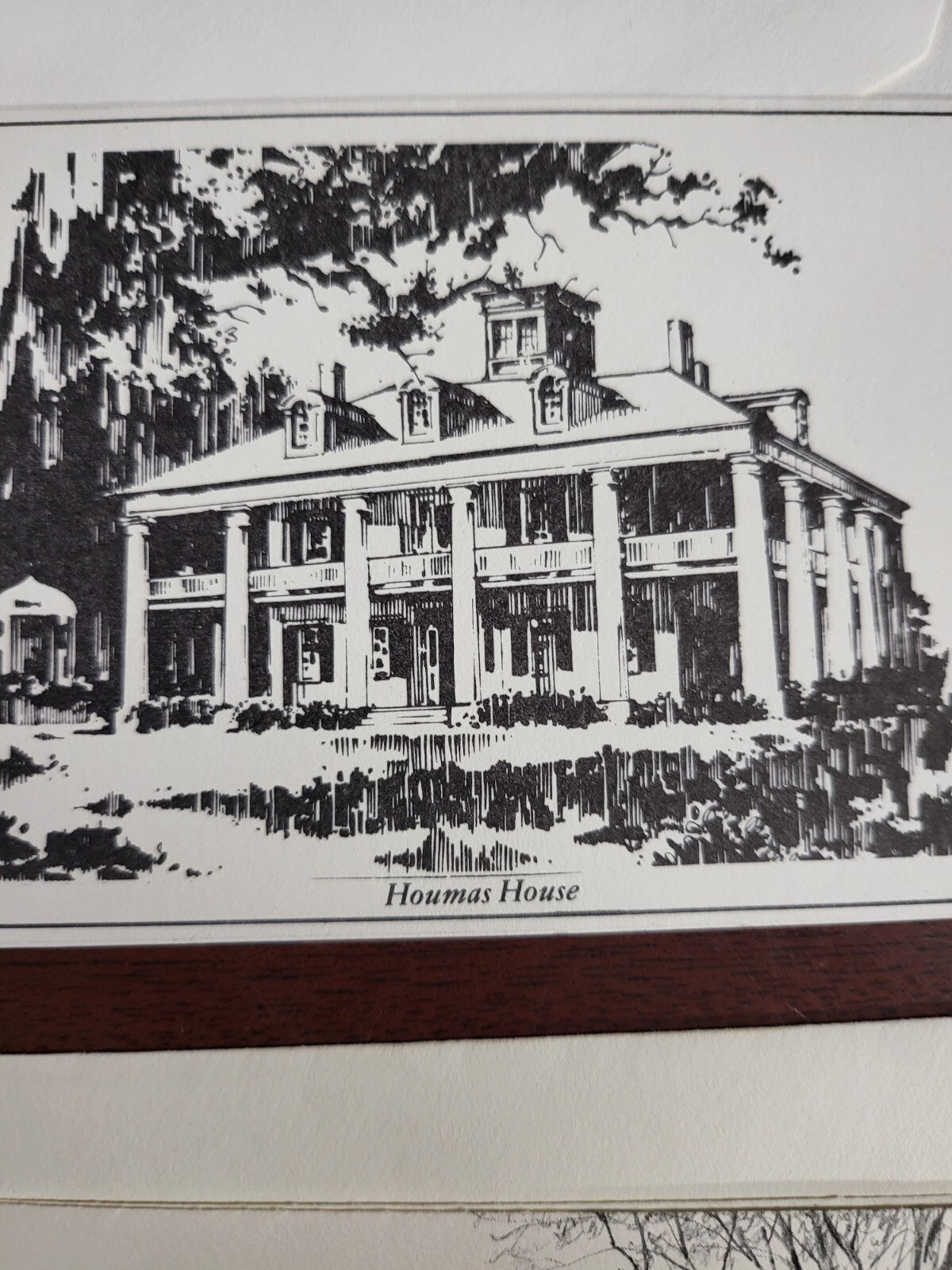 2 Charles H Overly Studio Sketch Greeting Cards 3.5 x 5" + Envelopes NOS