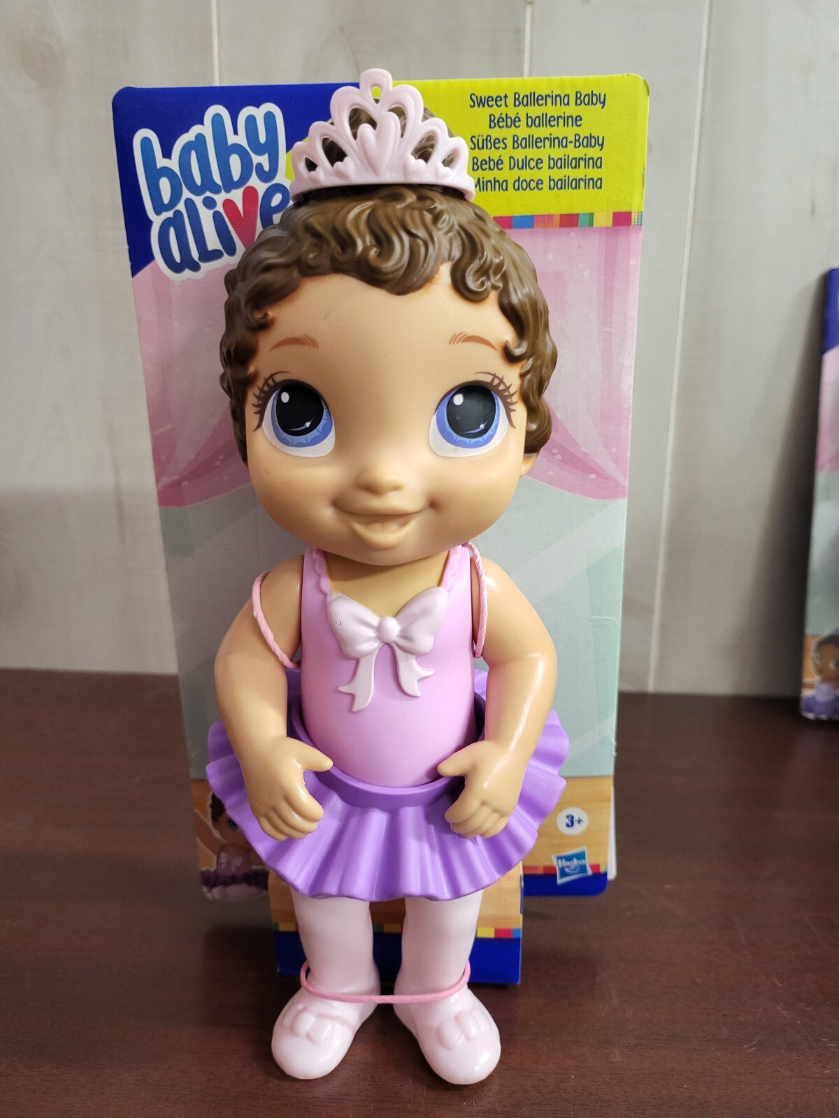 Baby Alive Doll  11" Sweet Ballerina  Brown Hair Caucasian    NIP