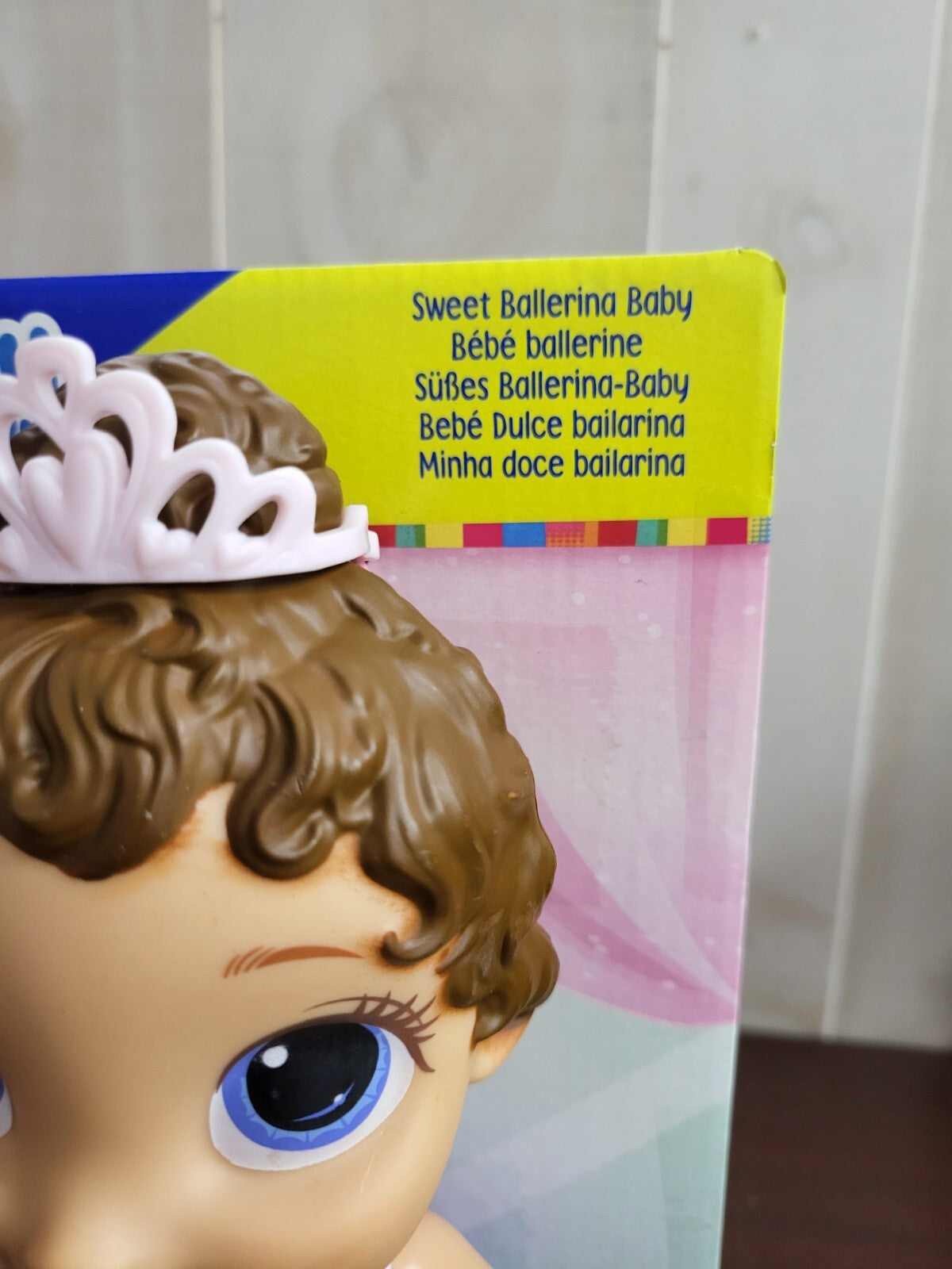 Baby Alive Doll  11" Sweet Ballerina  Brown Hair Caucasian    NIP