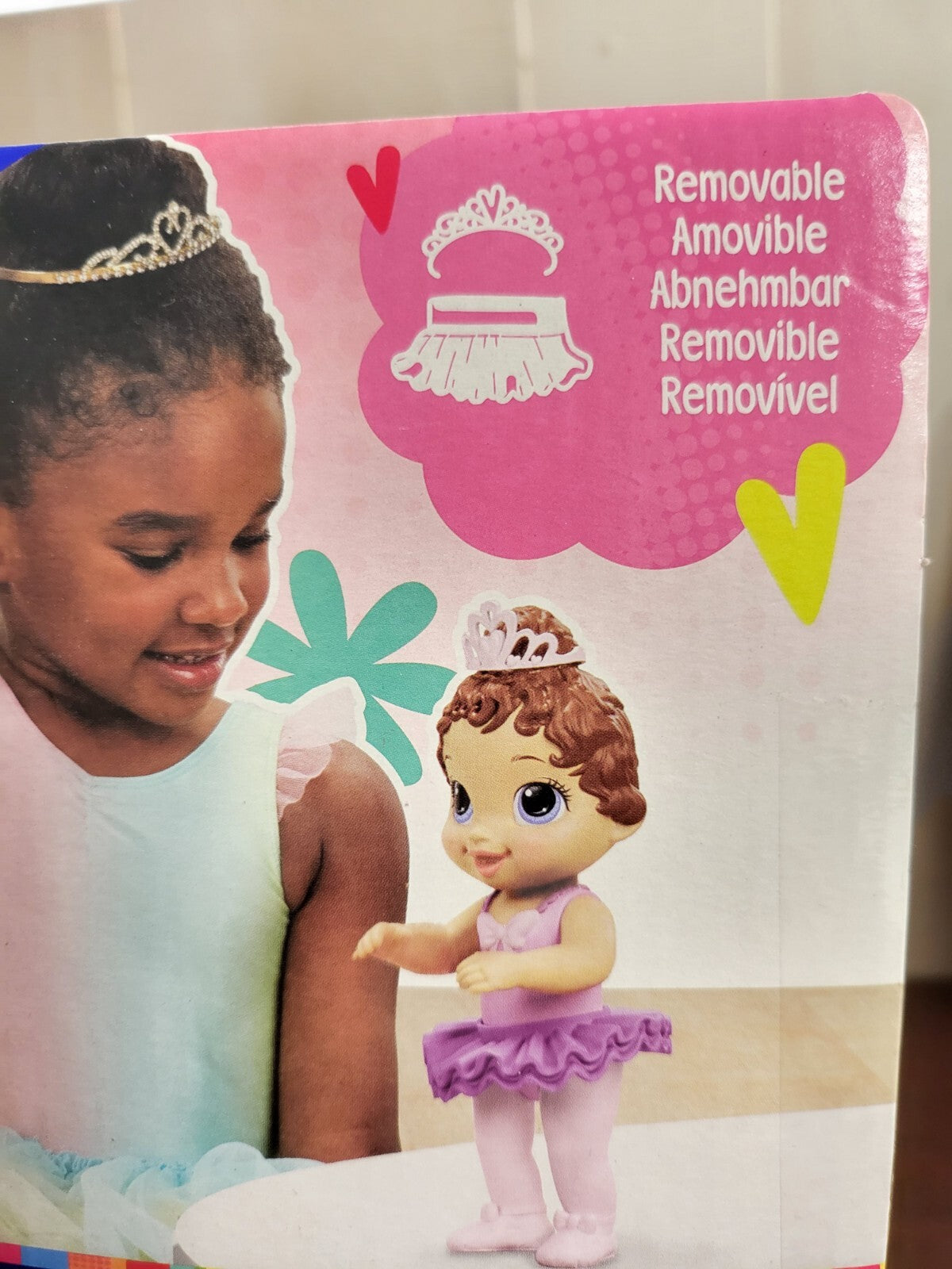 Baby Alive Doll  11" Sweet Ballerina  Brown Hair Caucasian    NIP