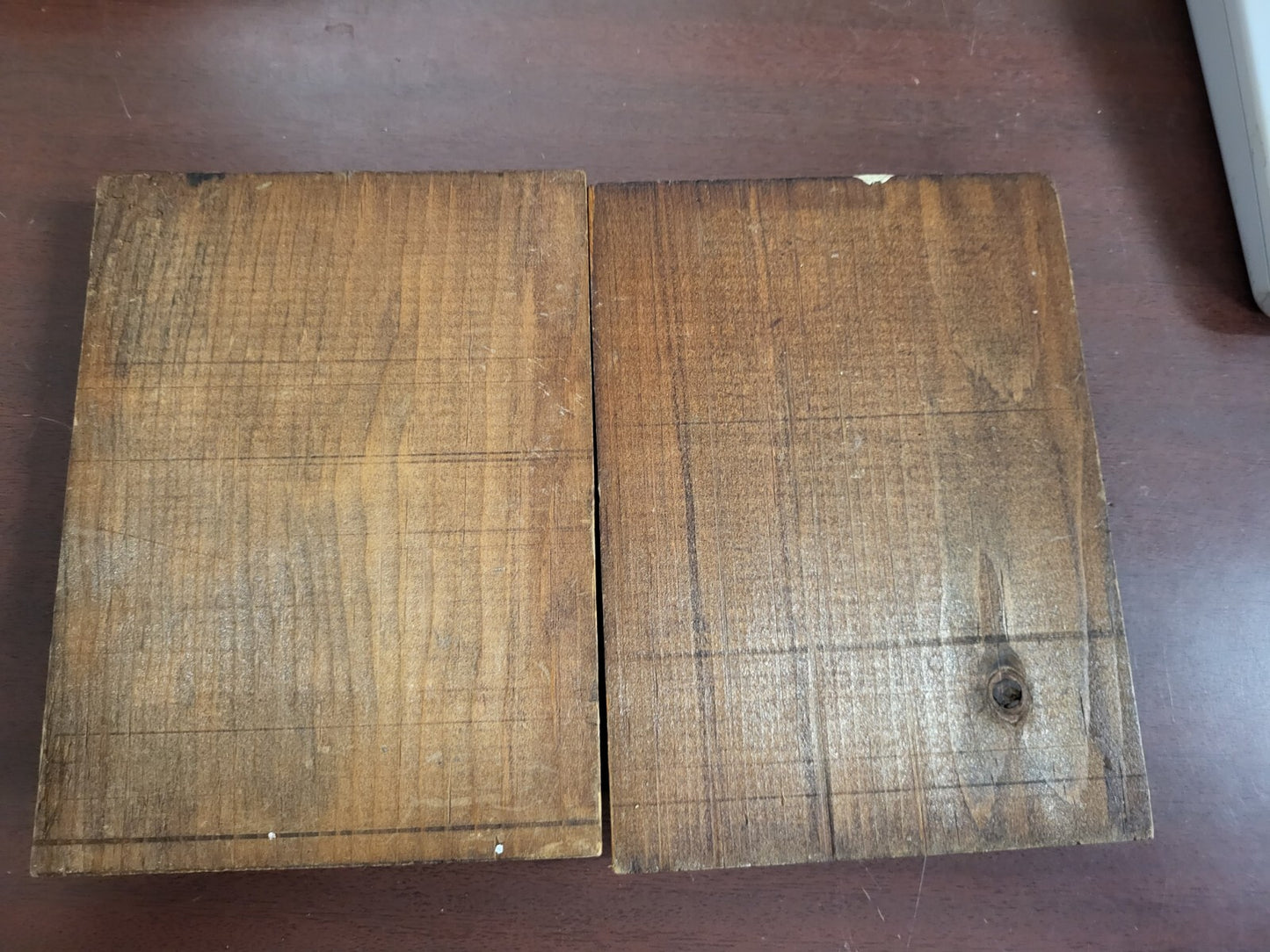 2 - Hummel Wood Plaque Boy & Girl 7 x 5.25 x 1" each  #4170
