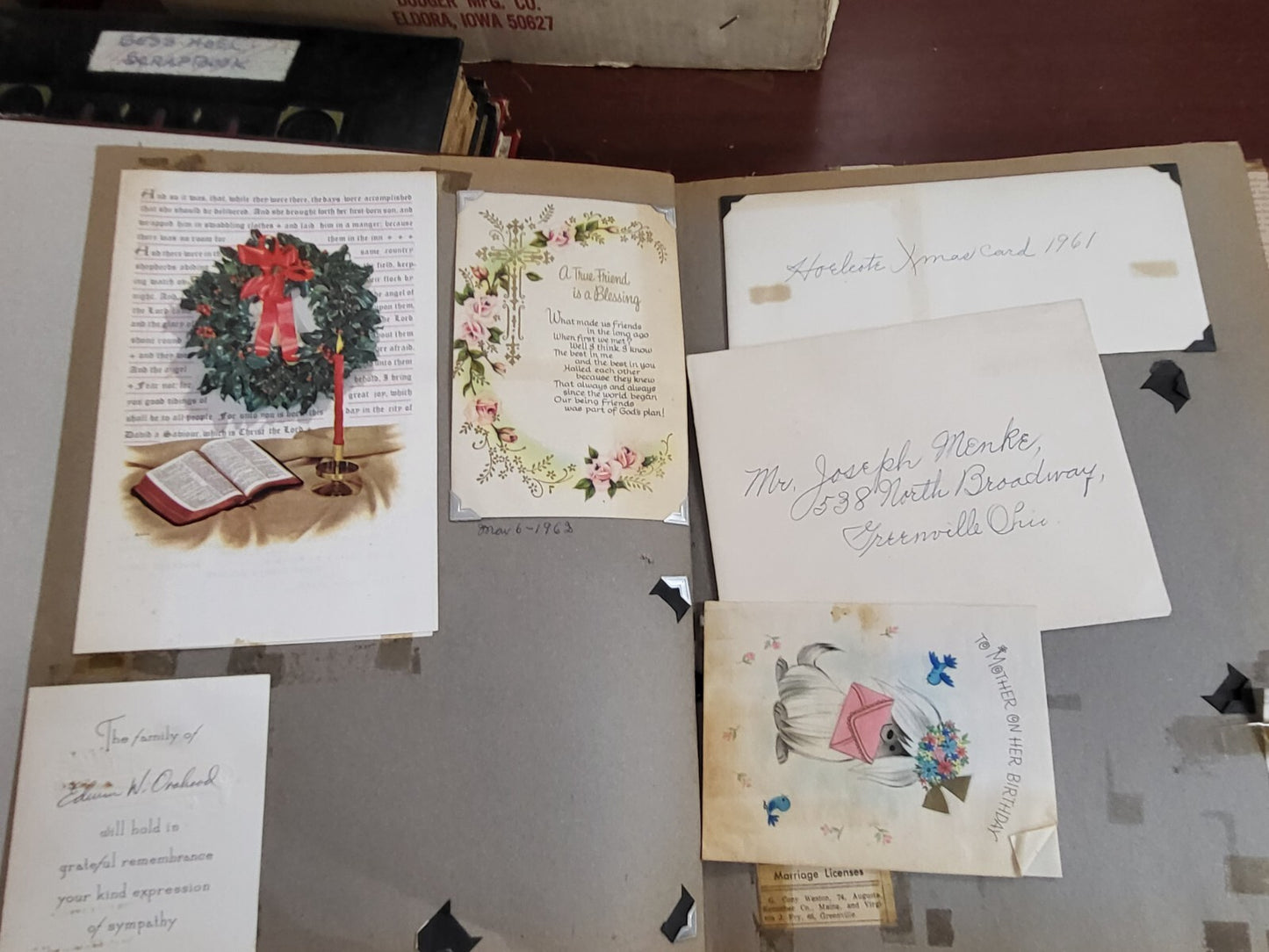 Vintage Scrapbook 1930-70s era National & Local News Personal Memorabilia* #2813
