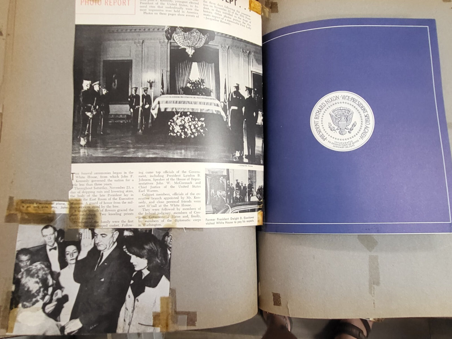Vintage Scrapbook 1930-70s era National & Local News Personal Memorabilia* #2813