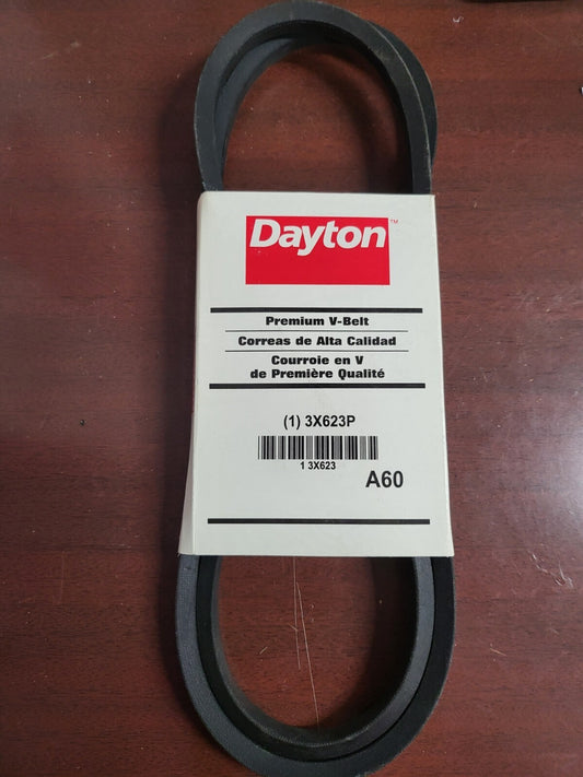 Premium V Belt -  Dayton 3X623P  3X623 A60  NWT