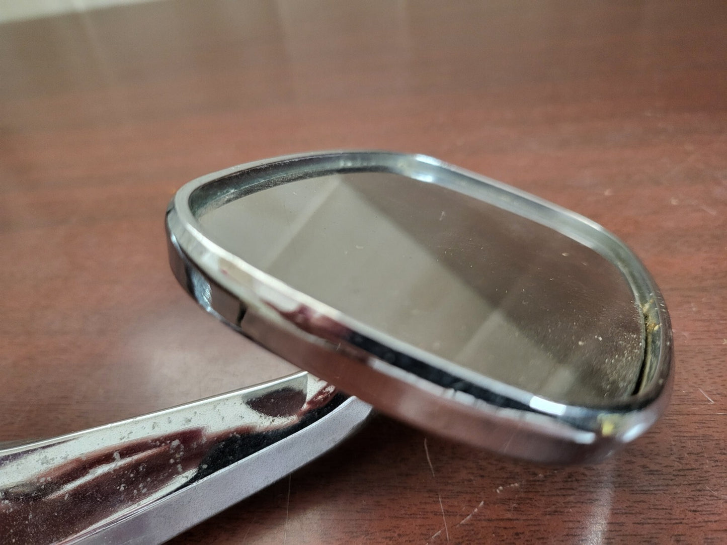 Vintage Automotive Side Mirror X1536 CAV4  P-81694381    mirror 4.75"W 3.25"H