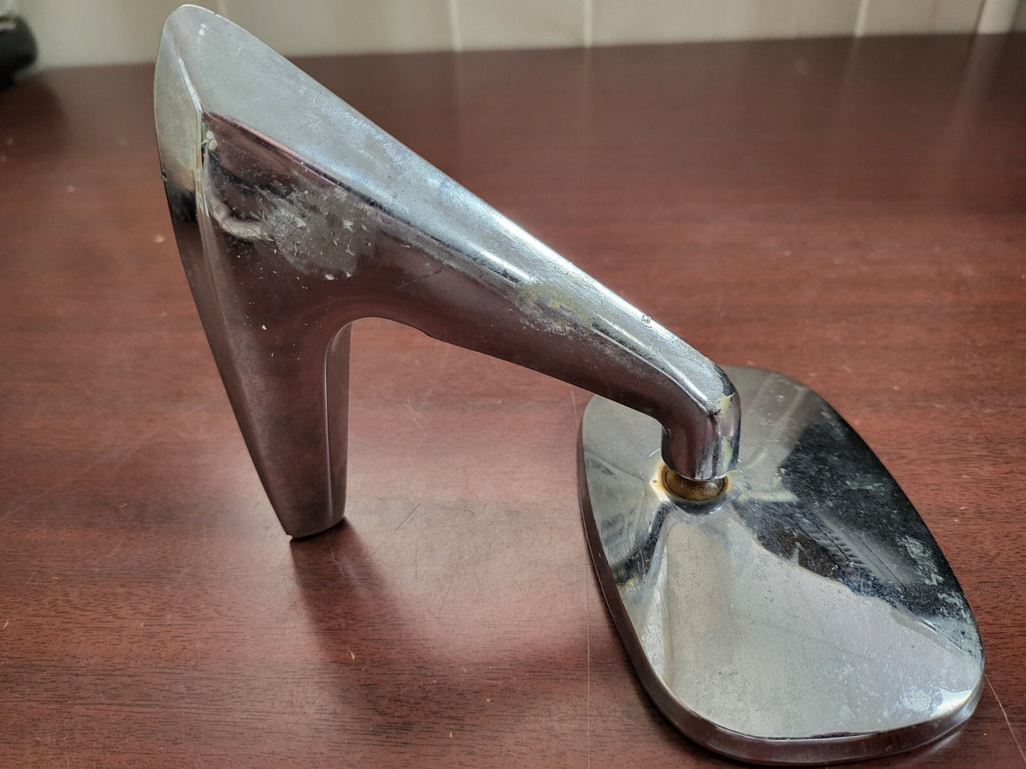 Vintage Automotive Side Mirror X1536 CAV4  P-81694381    mirror 4.75"W 3.25"H