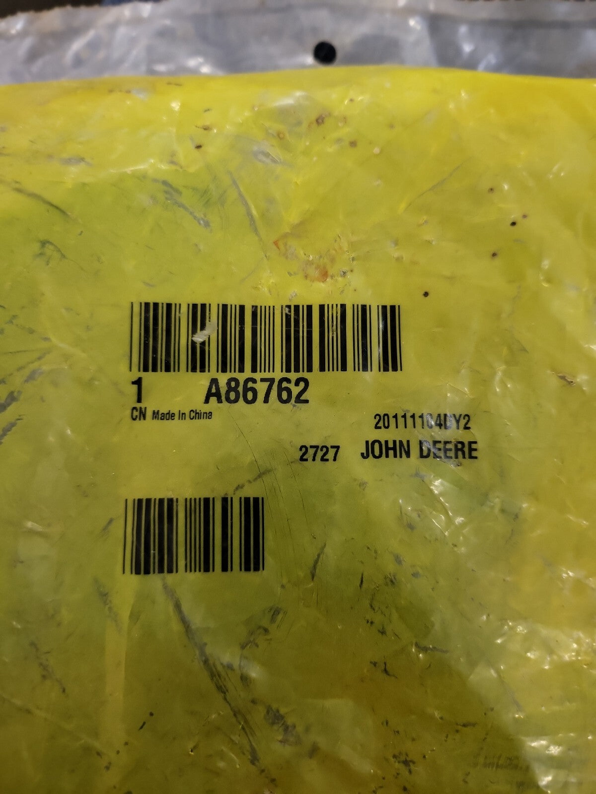 Genuine John Deere A86762 Closing Wheel Handle  steel