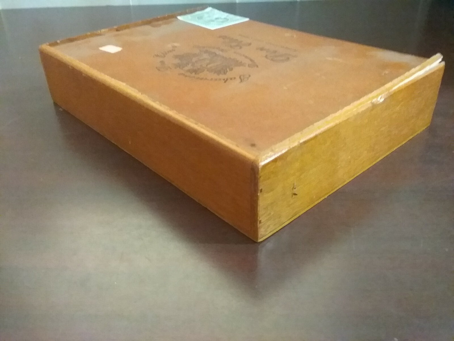 Vintage Cigar Box Don Elias Jabacalera Dominican  craft supply  Vintage