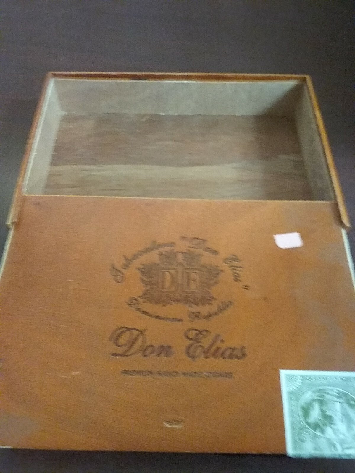 Vintage Cigar Box Don Elias Jabacalera Dominican  craft supply  Vintage