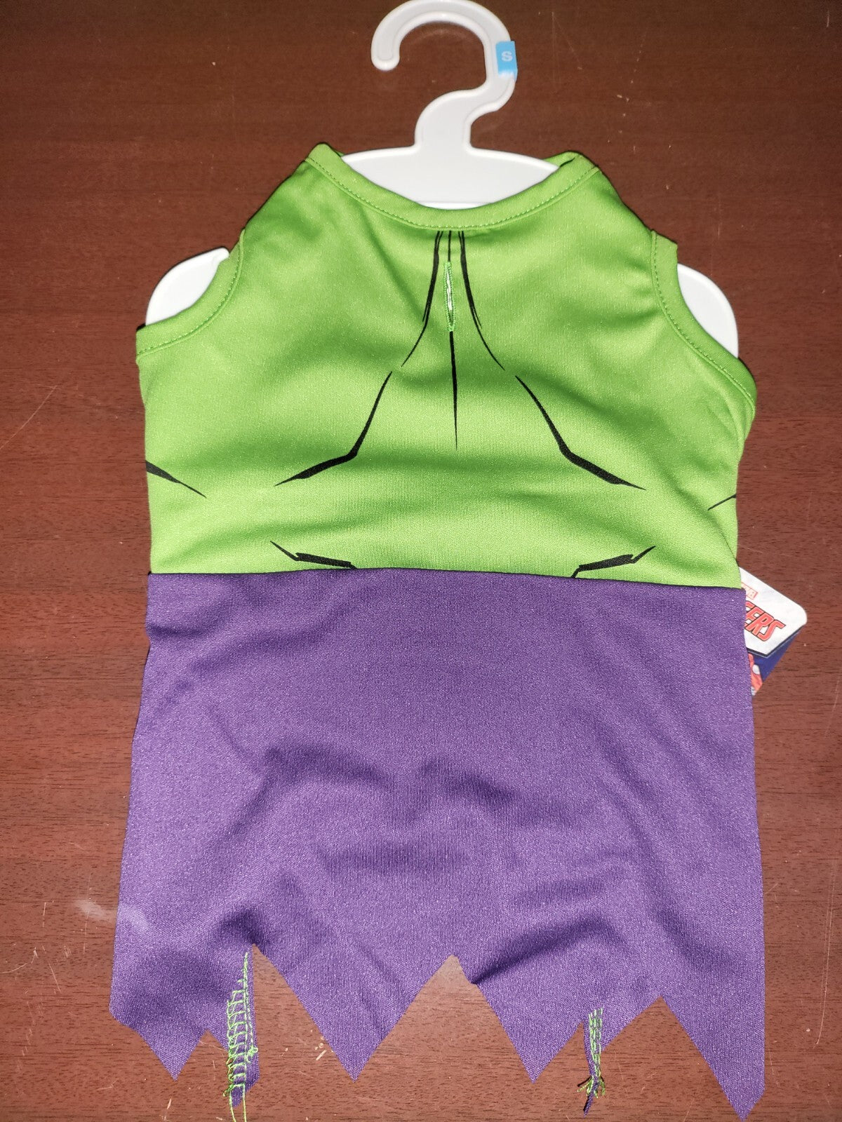Pet Clothes Dog Clothing Costume Incredible Hulk Size SMALL  Marvel Avengers