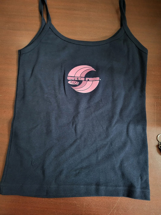 Ladies Tank Top  GOTTA RACE Blue LARGE Ch 16"  17" Galiani