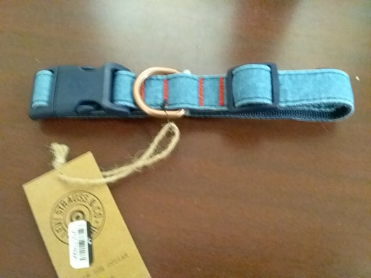 Denim Dog Collar - Blue - Fits All Large Dogs -1" W    Levi's Strauss NWT