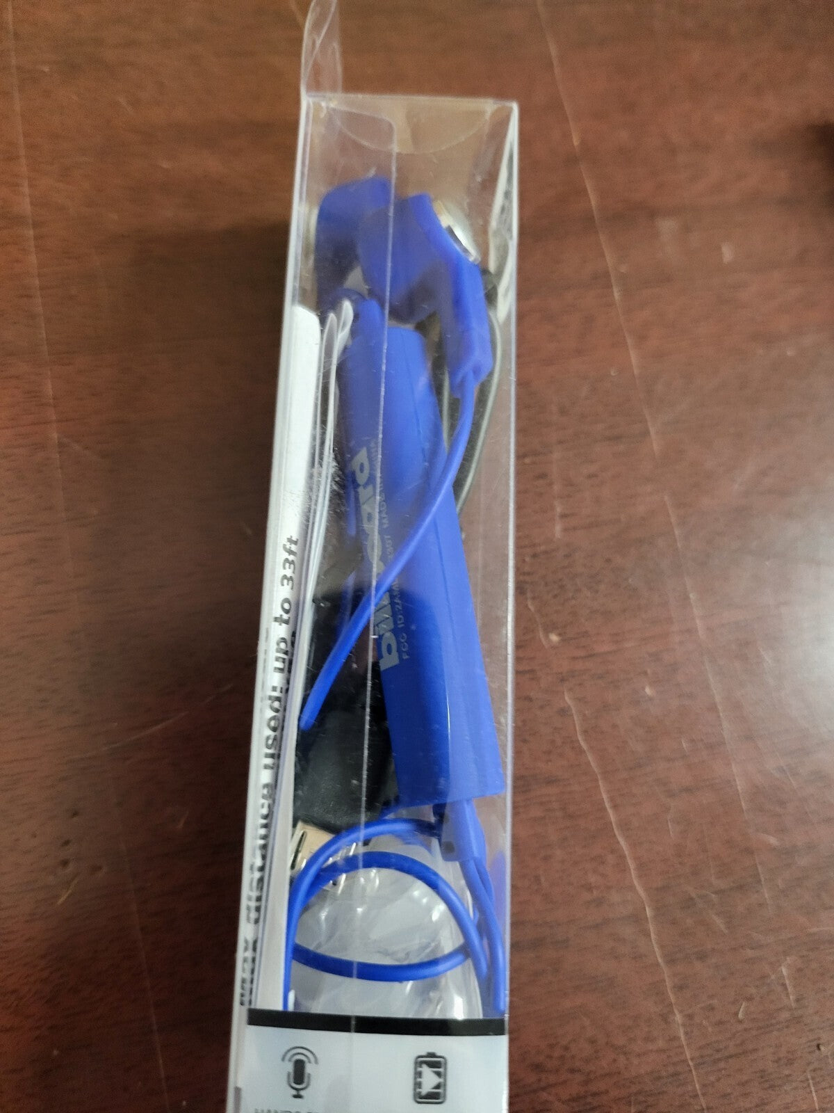 Billboard Wireless Earbuds with Control & Microphone BLUE Bluetooth