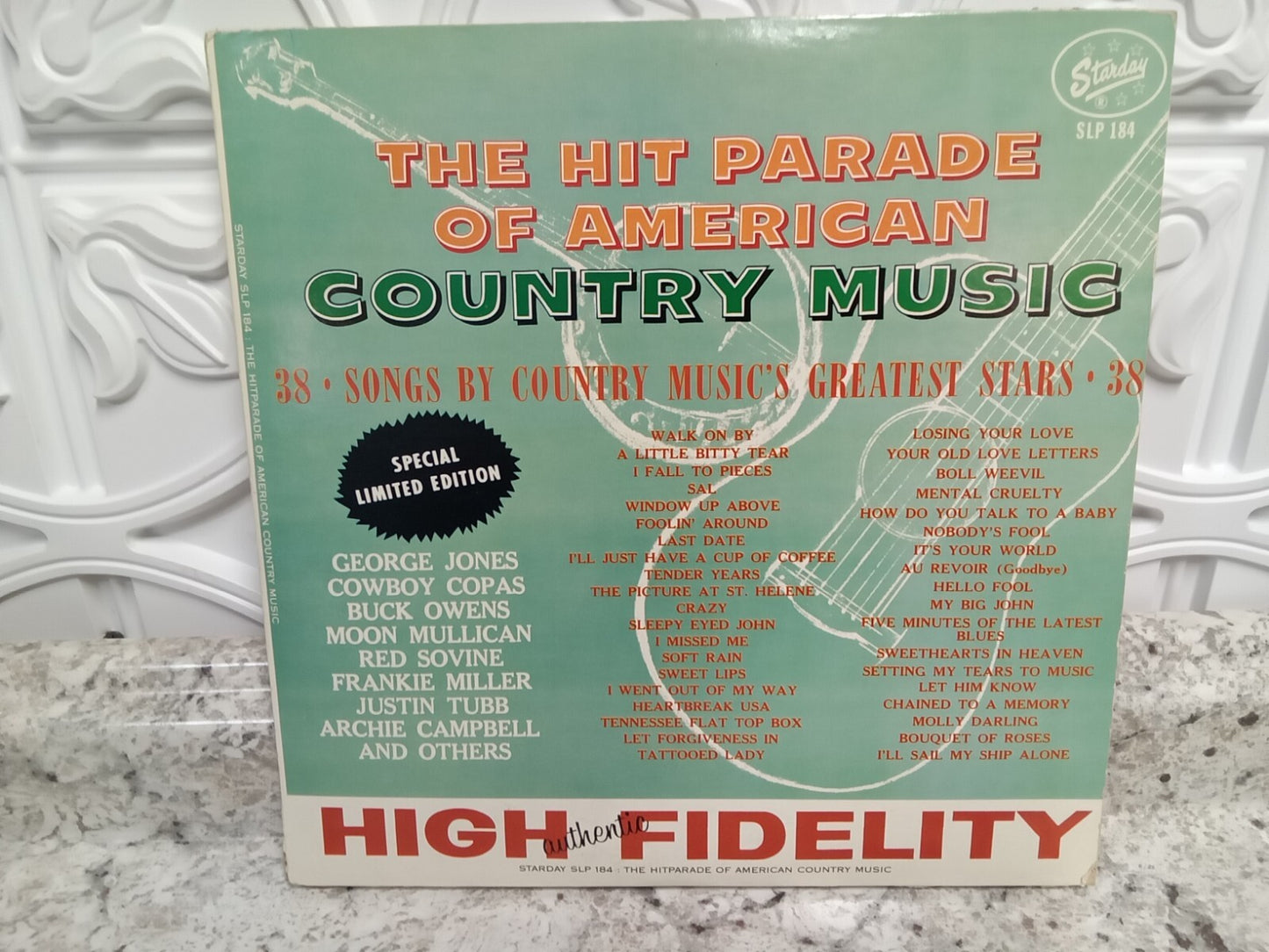 The Hit Parade of American Country Music Vinyl Record