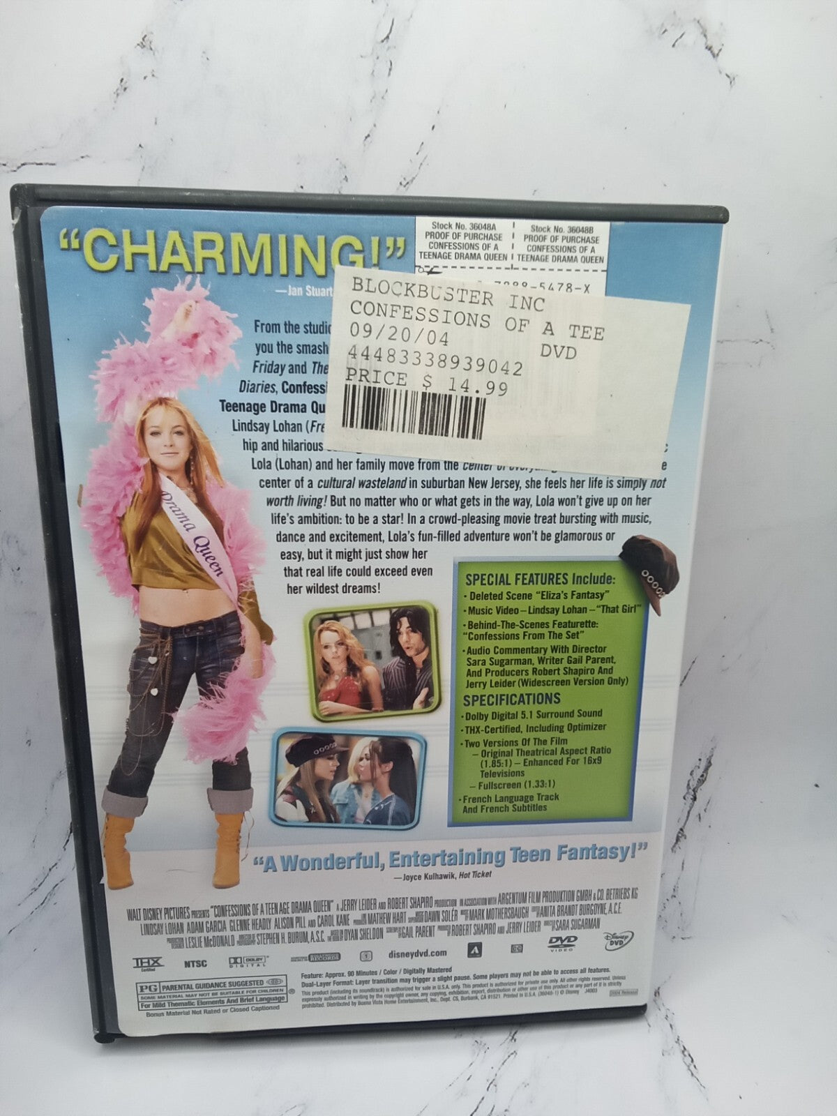 Confessions of a Teenage Drama Queen Dvd