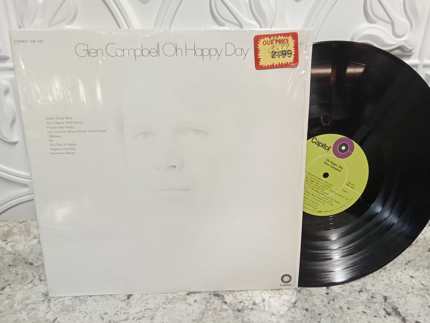 Glenn Campbell Oh Happy Day Vinyl Record