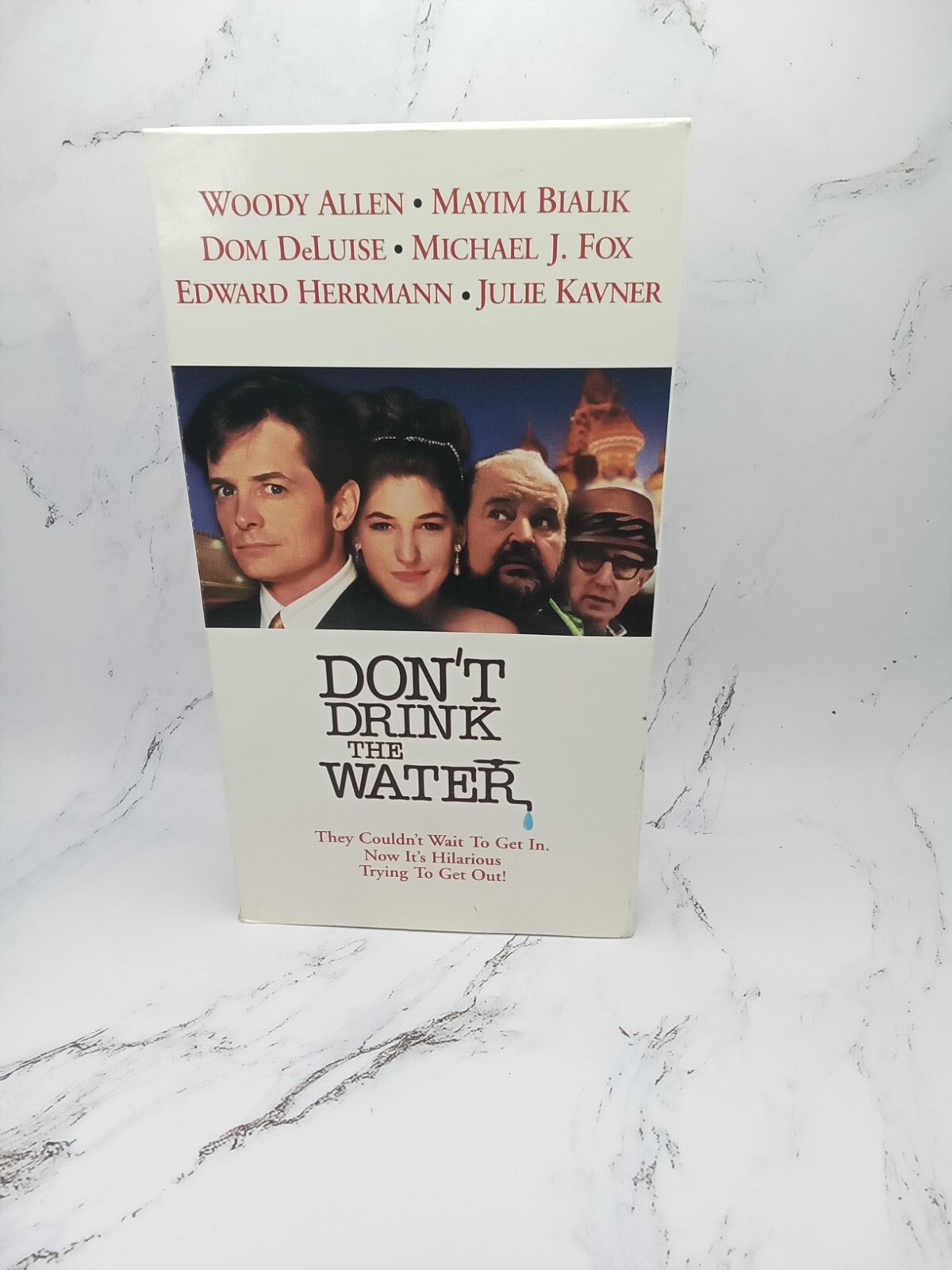 Don't Drink the Water VHS Tape Woody Allen Michael J Fox