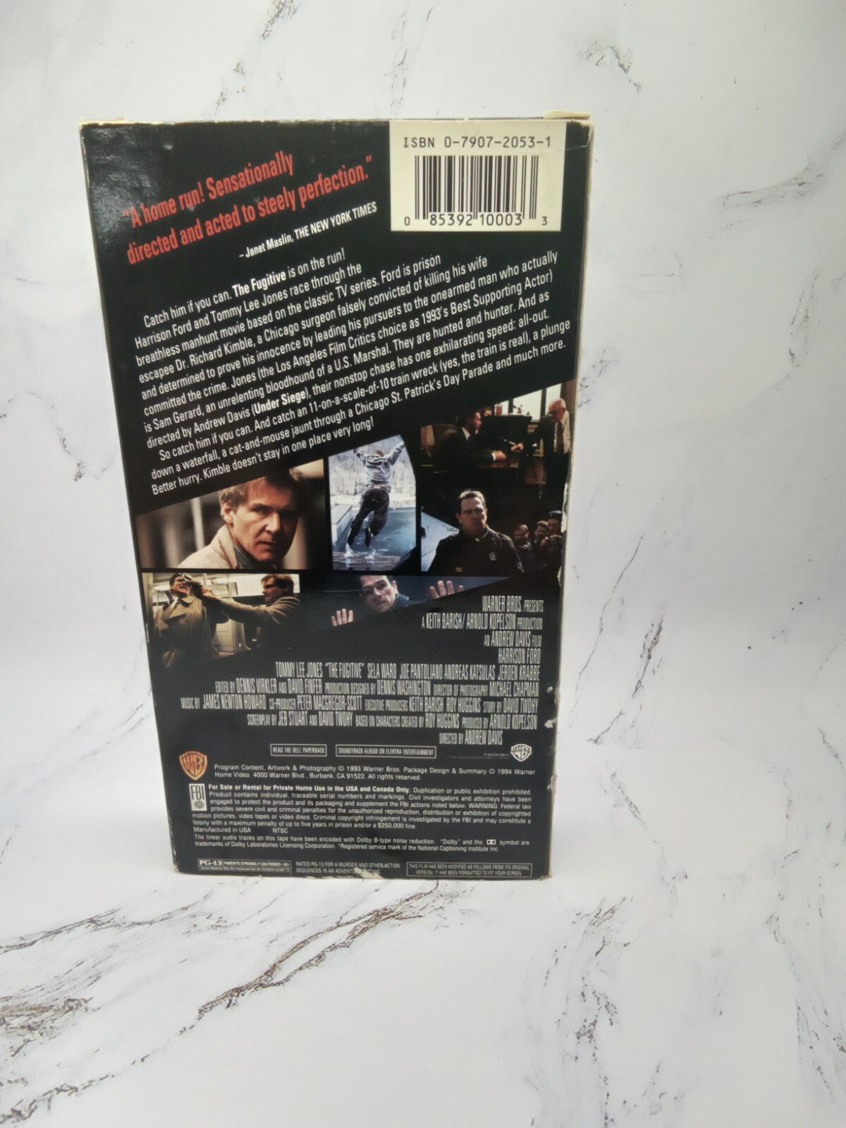 Harrison Ford The Fugitive VHS Tape