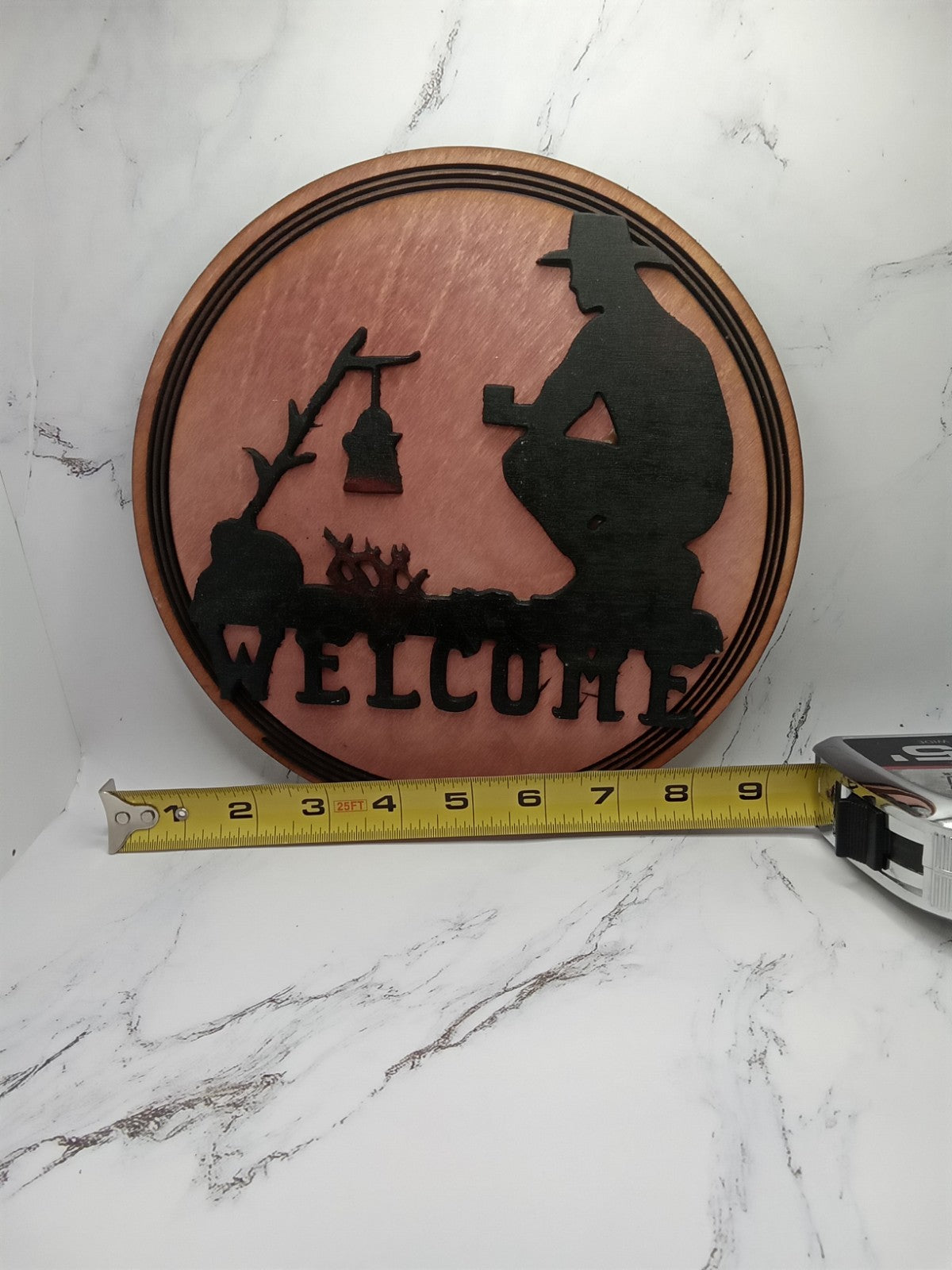 Cowboy Campfire Welcome Sign Handmade Laser Cut