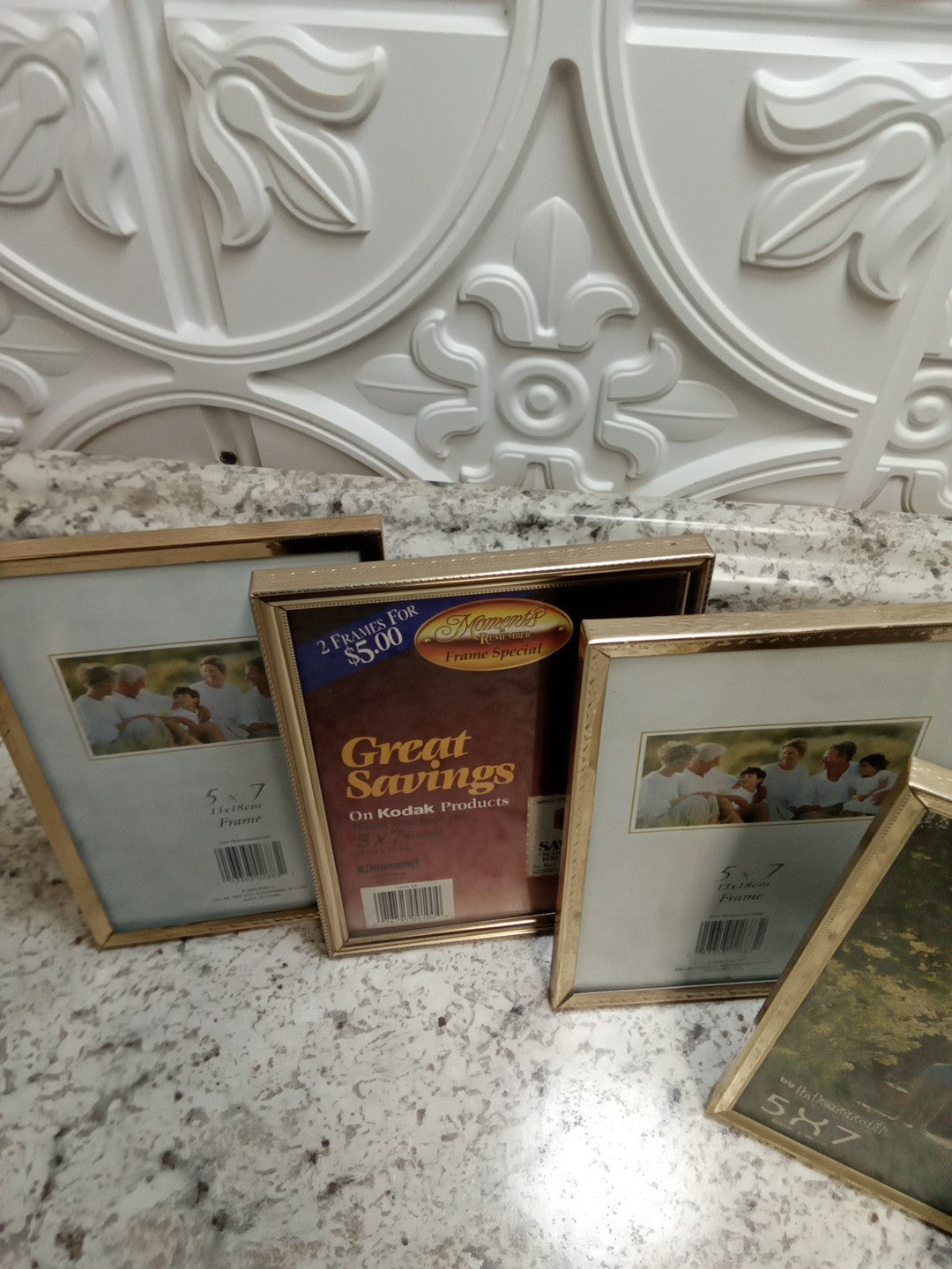 5x7 picture frames lot Of 5