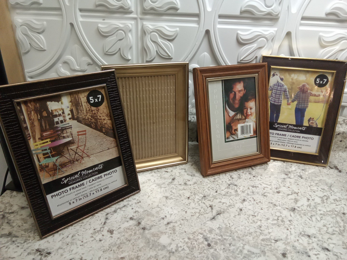 5x7 picture frames lot Of 4