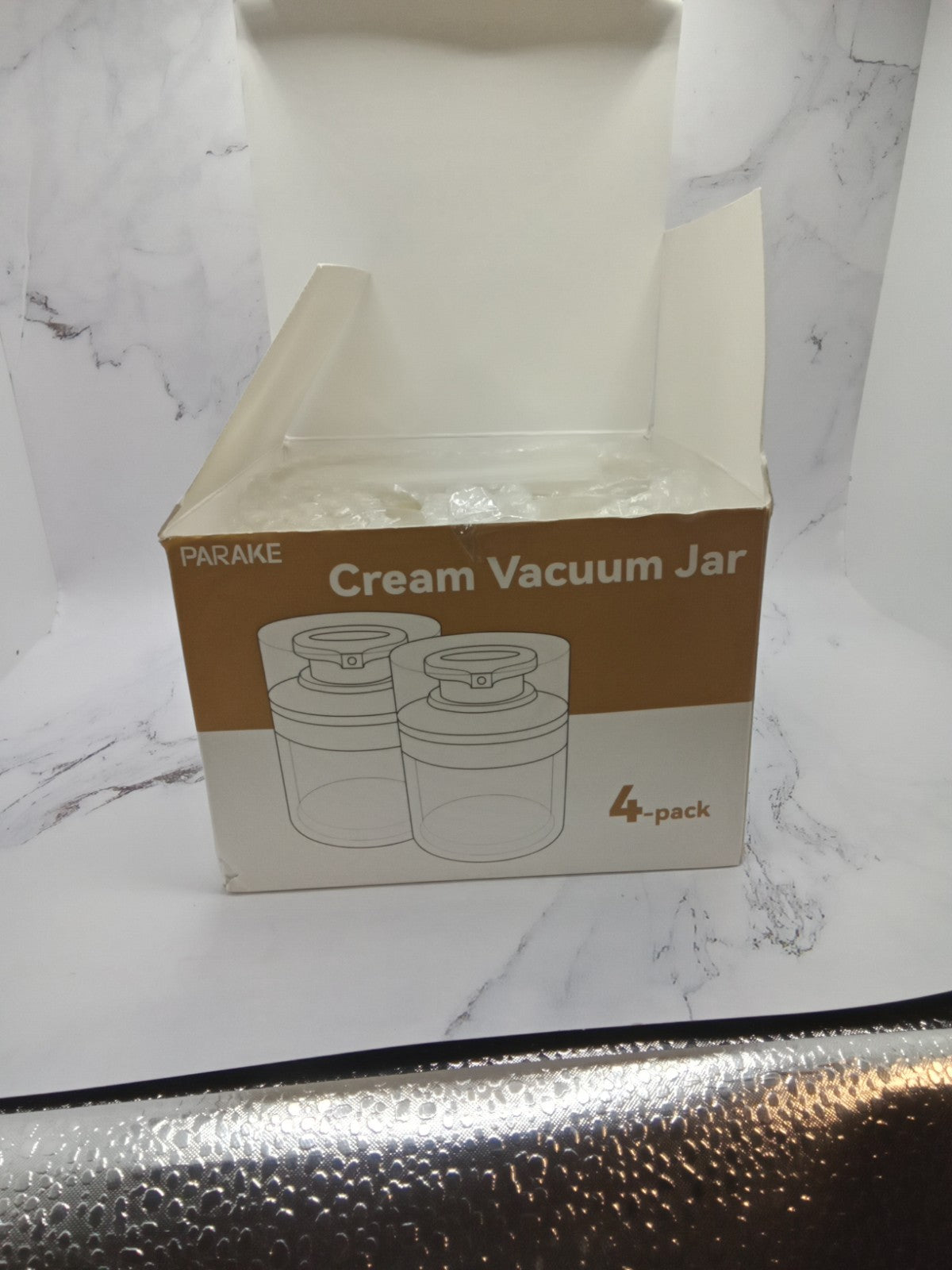 Parake Cream Vacuum Jars