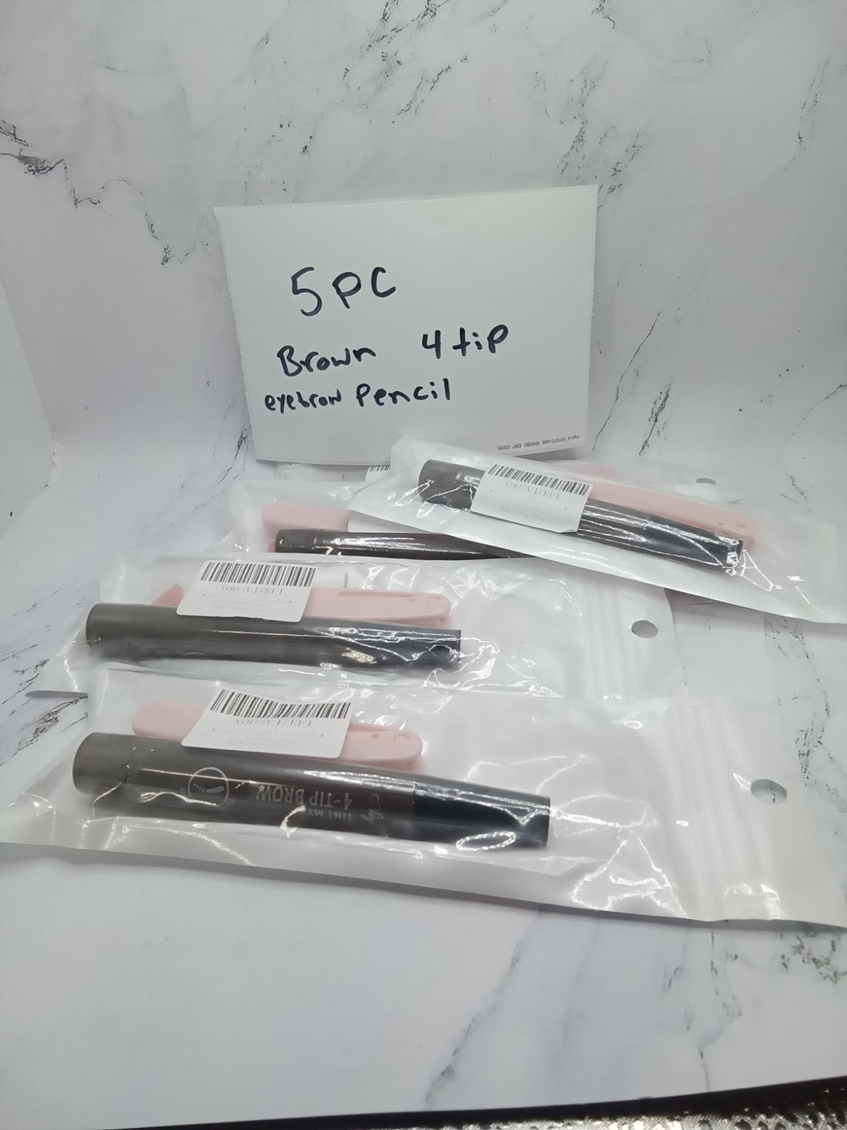 Brown 4 Tip Eyebrow Pencil Lot Of 5