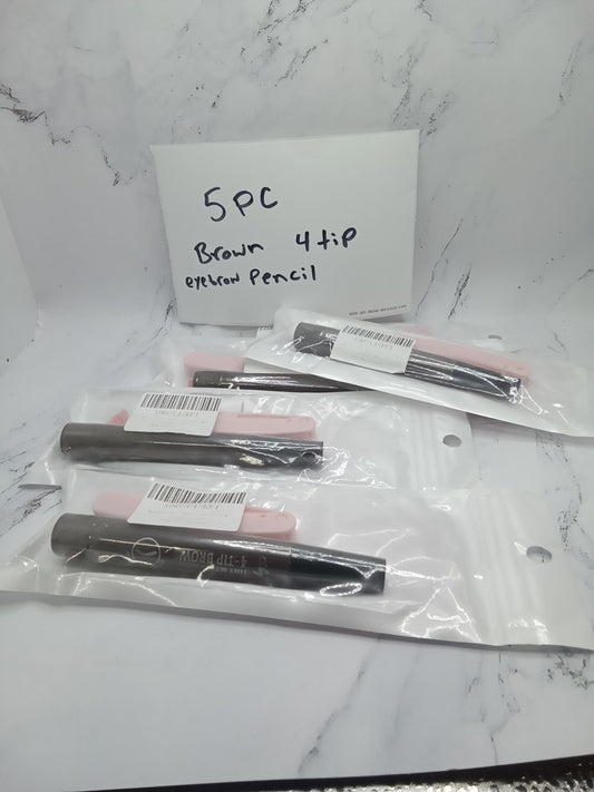Brown 4 Tip Eyebrow Pencil Lot Of 5