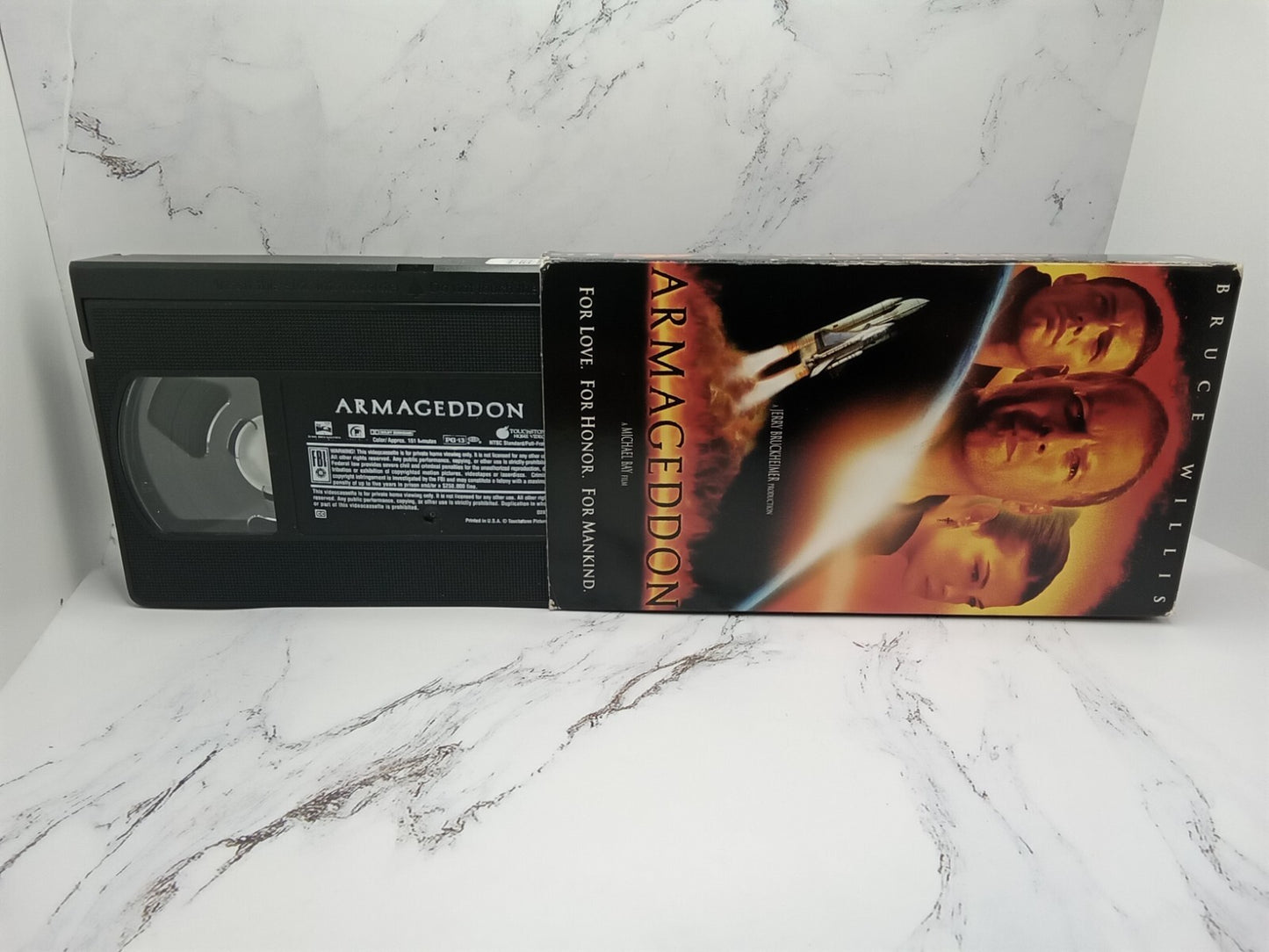 Bruce Willis Armageddon VHS Tape