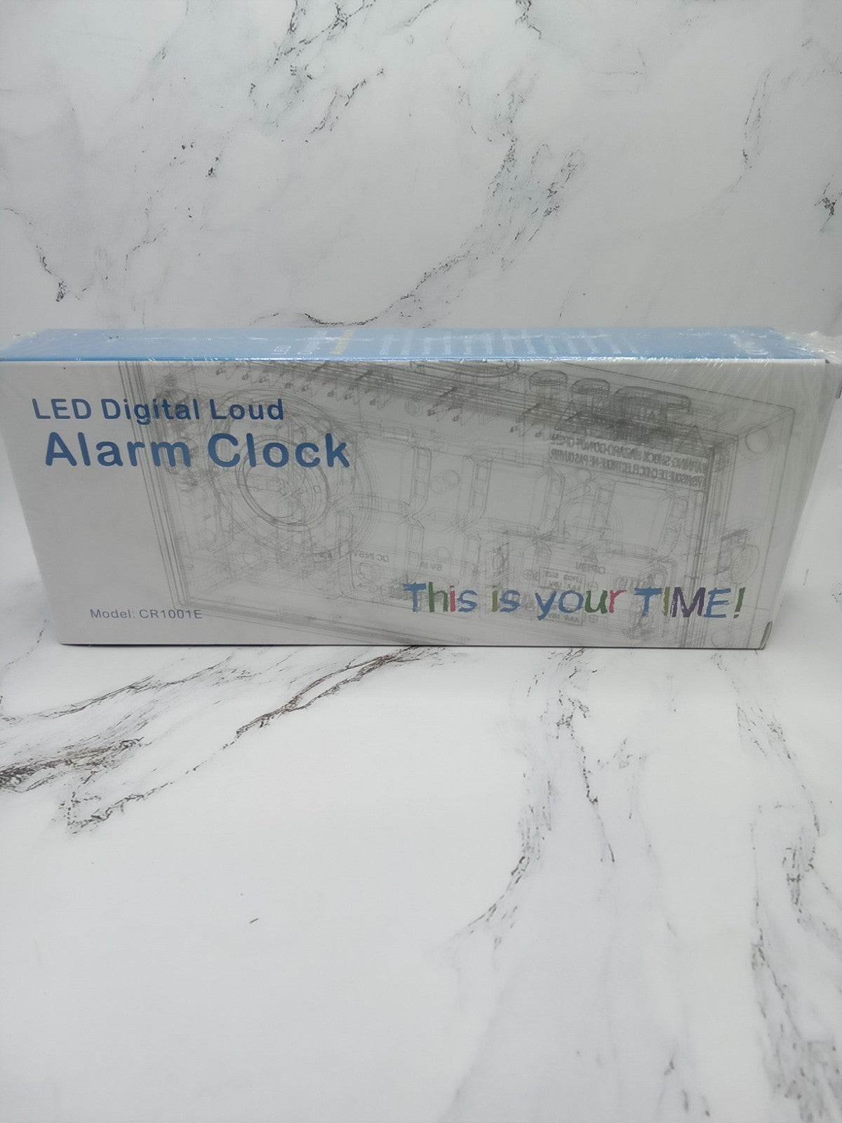 LED Digital Loud Alarm Clock w/Bed Shaker BRAND NEW